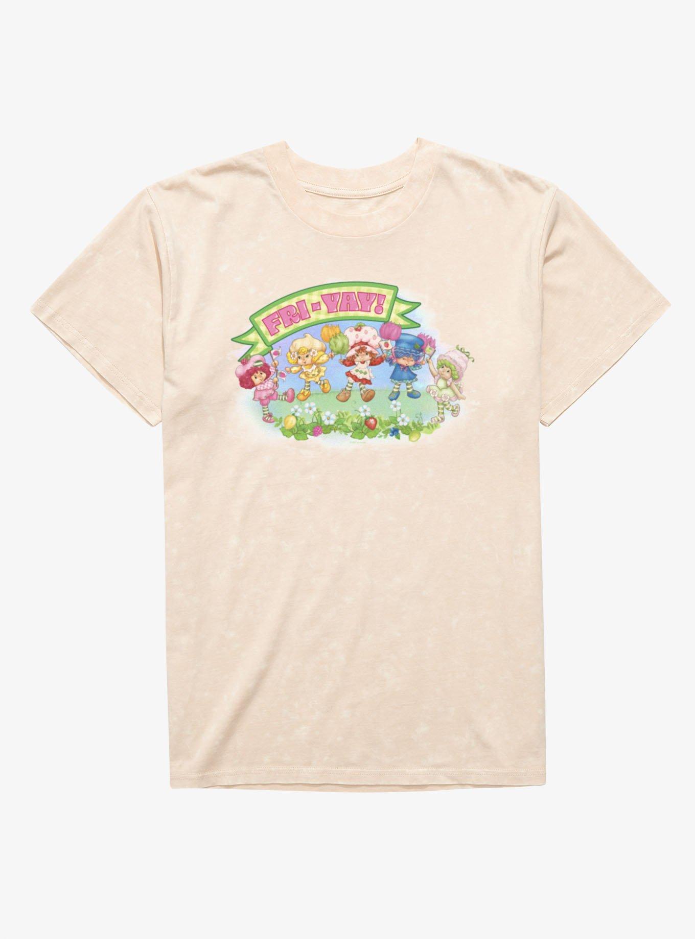 Strawberry Shortcake FRI-YAY Picnic Jump Mineral Wash T-Shirt, , hi-res