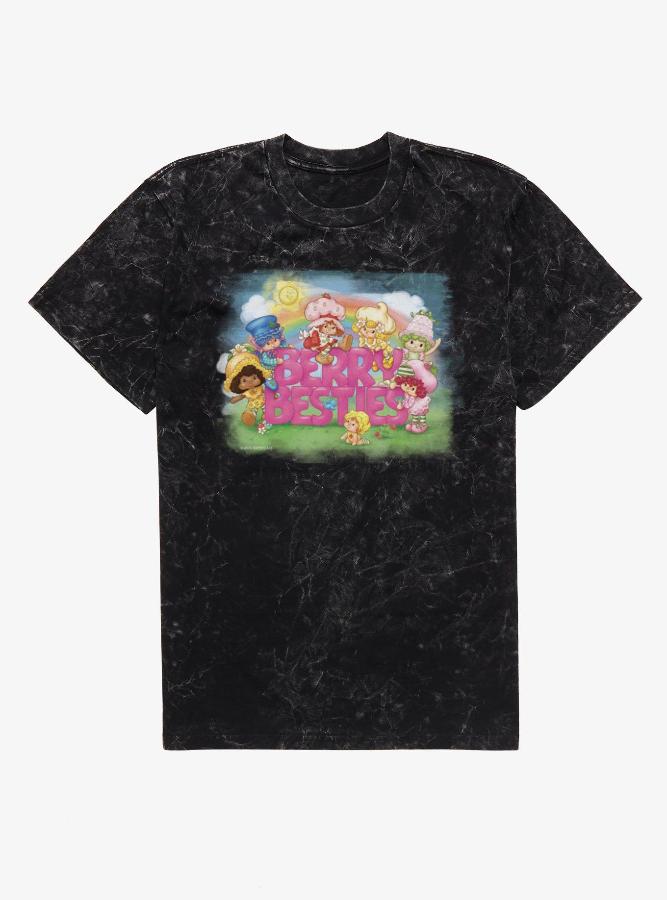 Strawberry Shortcake Berry Besties Brush Mineral Wash T-Shirt, , hi-res