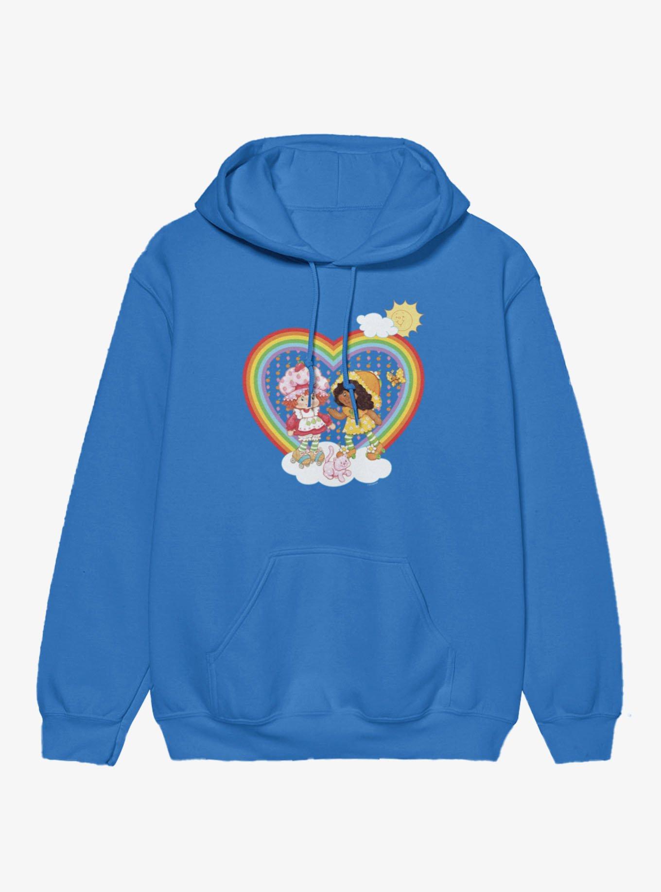 Strawberry Shortcake Rainbow Heart Orange Blossom Hoodie, , hi-res