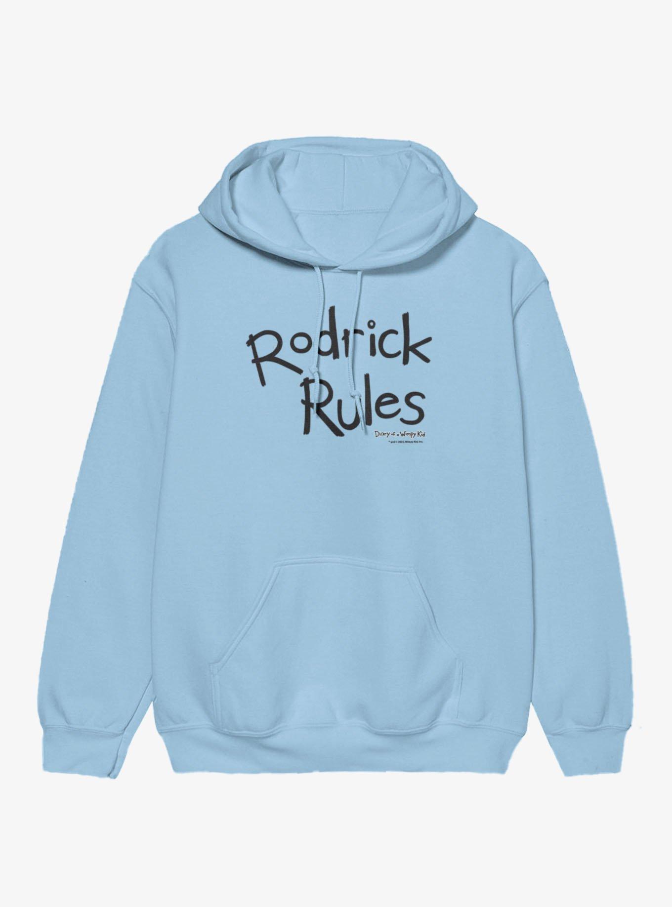 Diary of a Wimpy Kid Rodrick Rules Text Hoodie, , hi-res