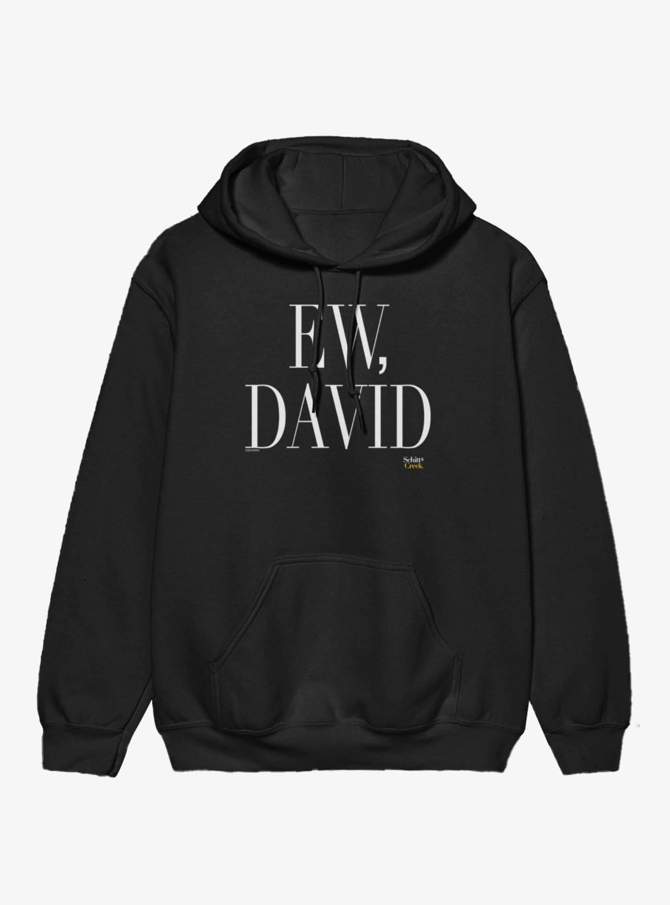 Schitt's Creek Ew David Text Hoodie, , hi-res