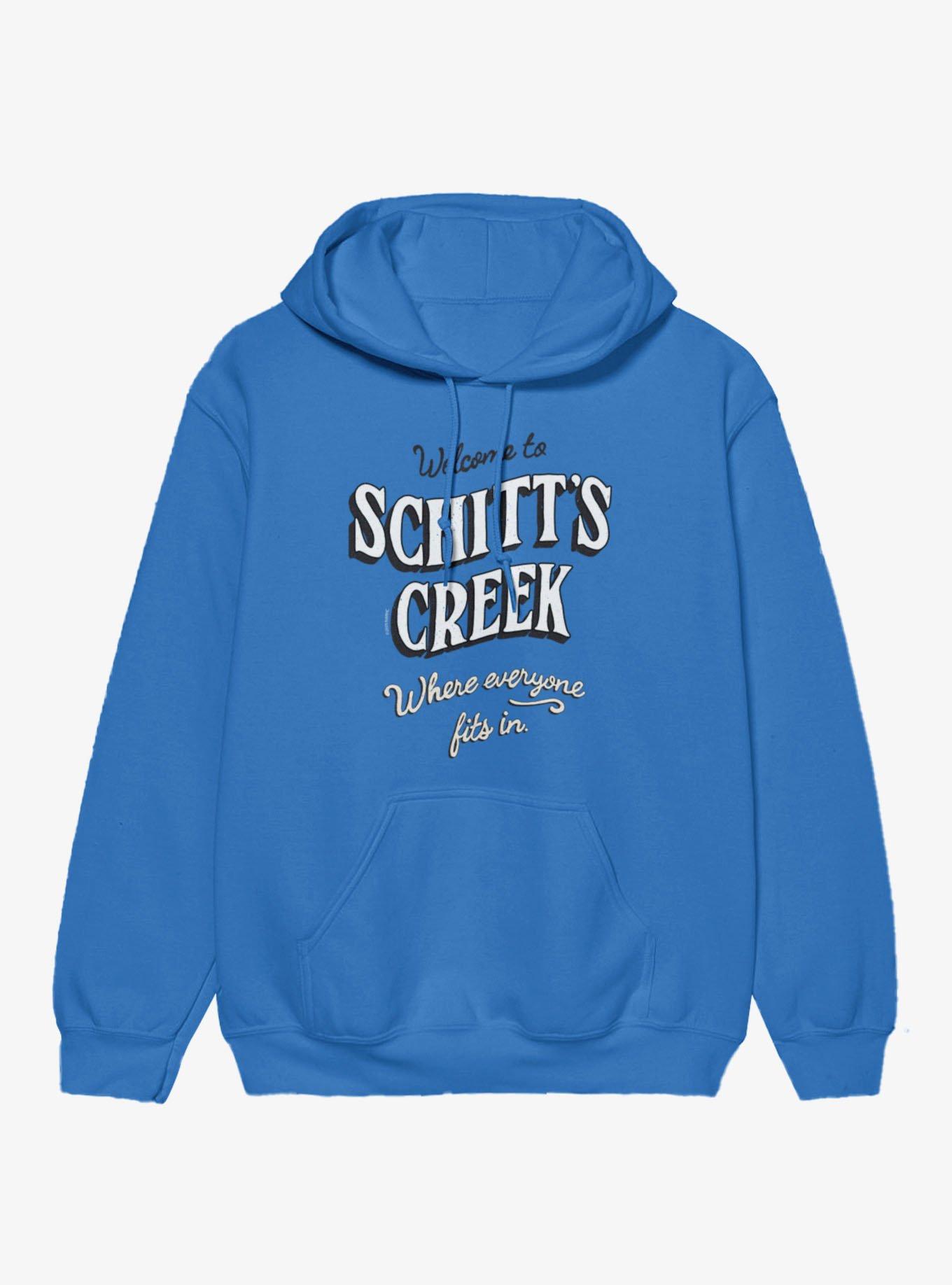 Schitt's Creek Welcome Where Everyone Fits In Hoodie, , hi-res