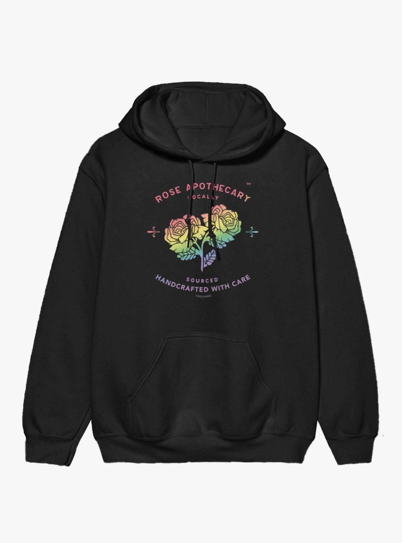 Schitt's Creek Rose Apothecary Handcrafted Rainbow Logo Hoodie, , hi-res