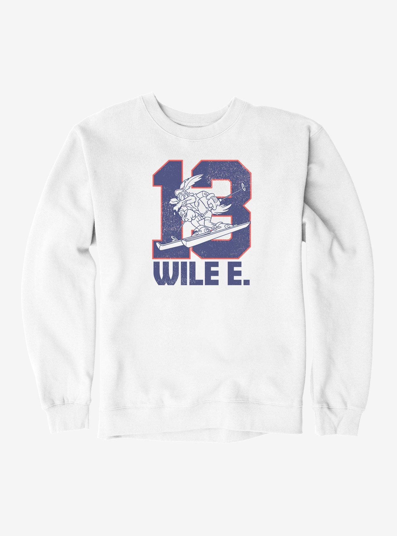 Looney Tunes Wile E. 13 Skiing Sweatshirt, , hi-res