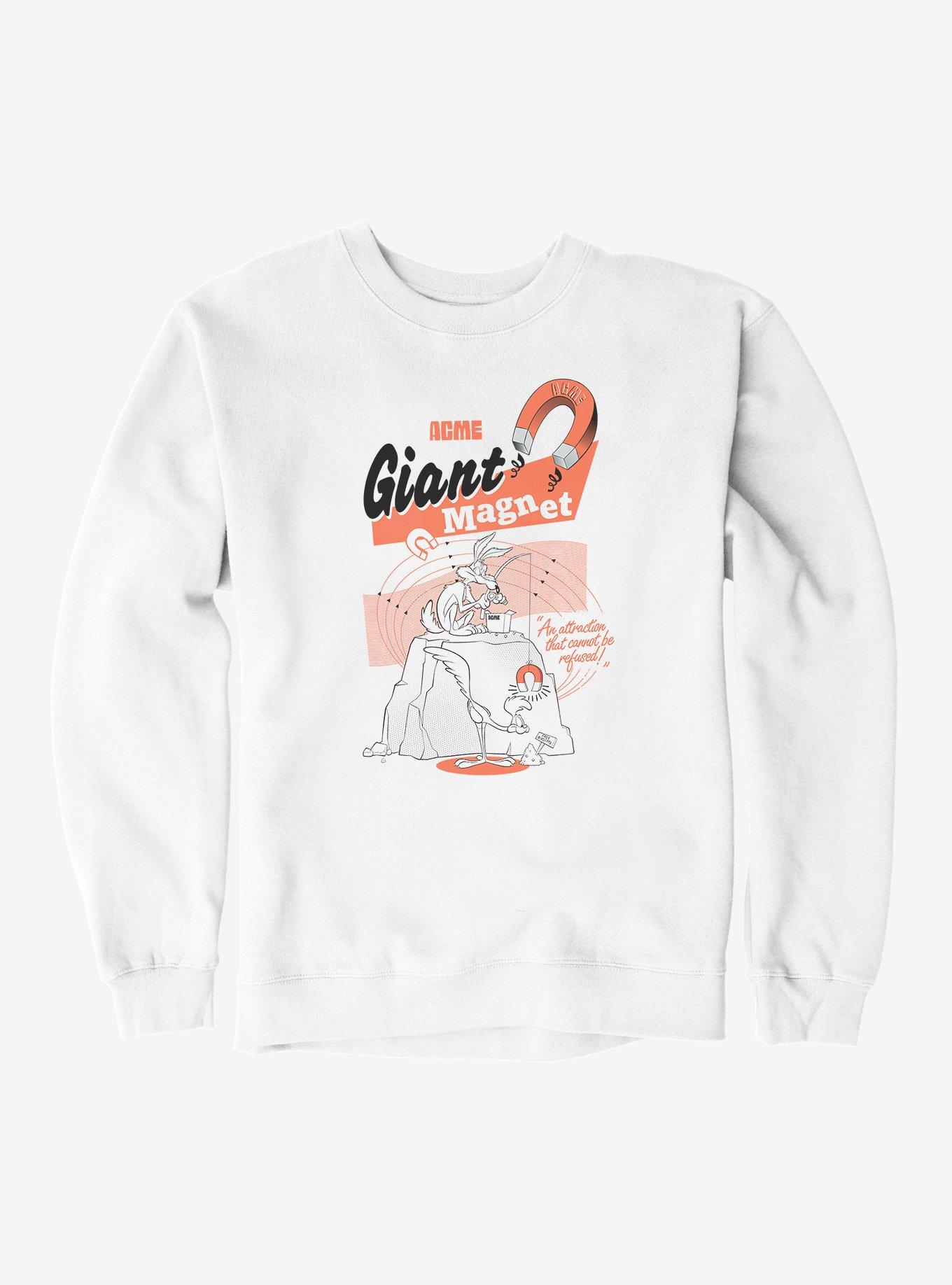 Looney Tunes Wile E. Coyote Acme Giant Magnet Sweatshirt, , hi-res