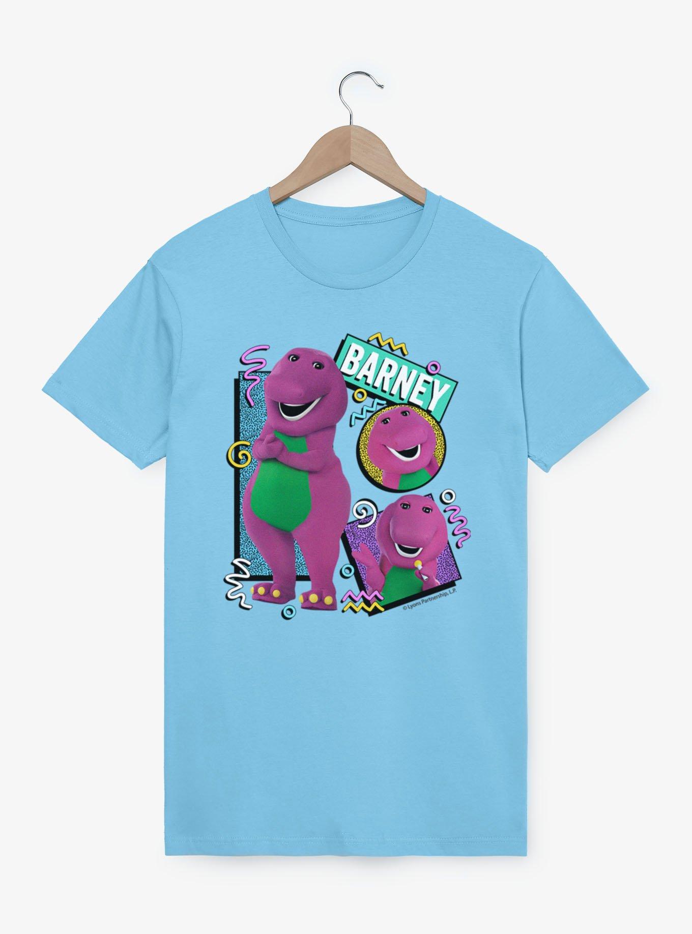 Barney 90s Squiggles Collage T-Shirt, , hi-res view 1