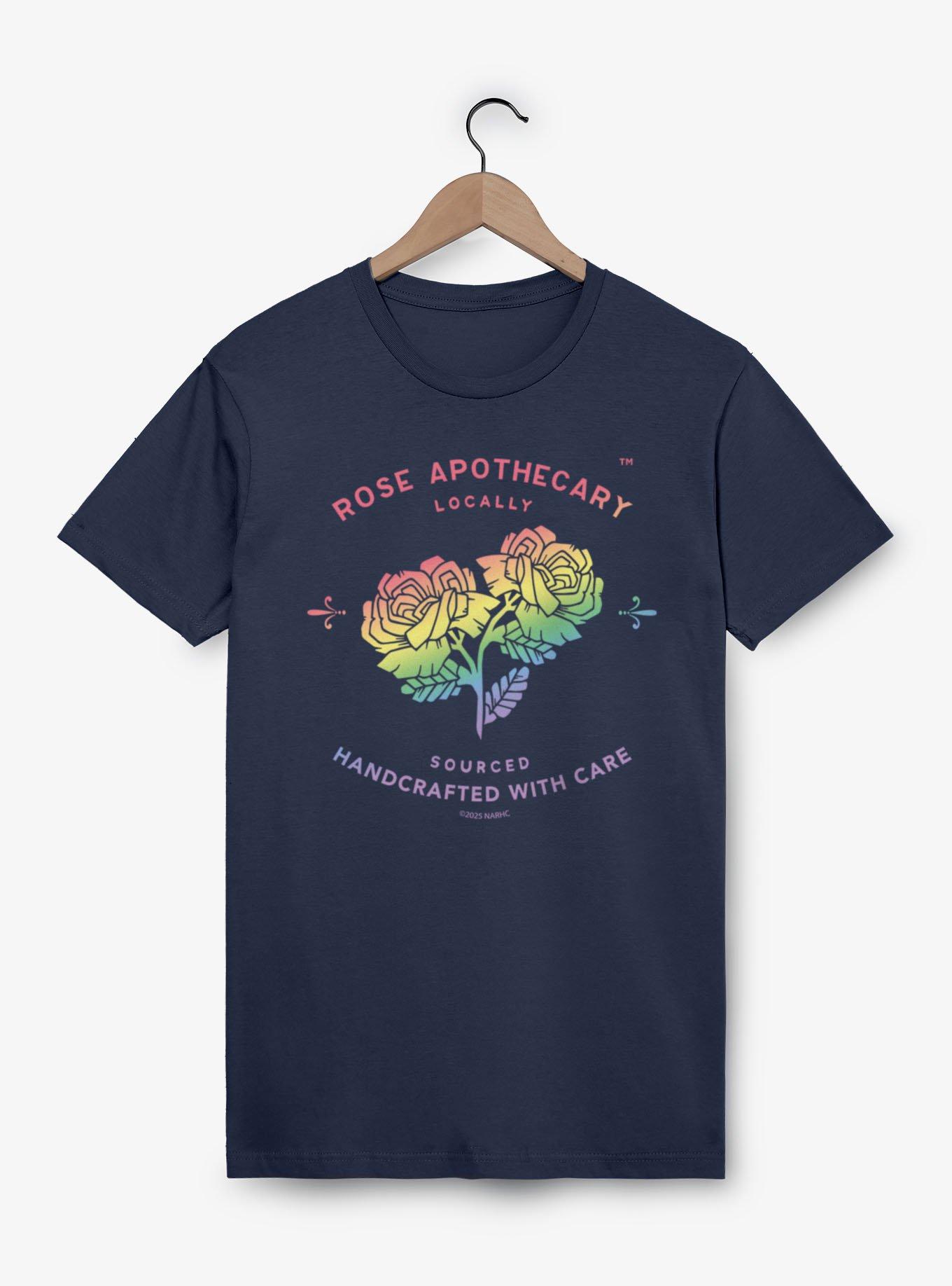 Schitt's Creek Rose Apothecary Handcrafted Rainbow Logo T-Shirt, , hi-res