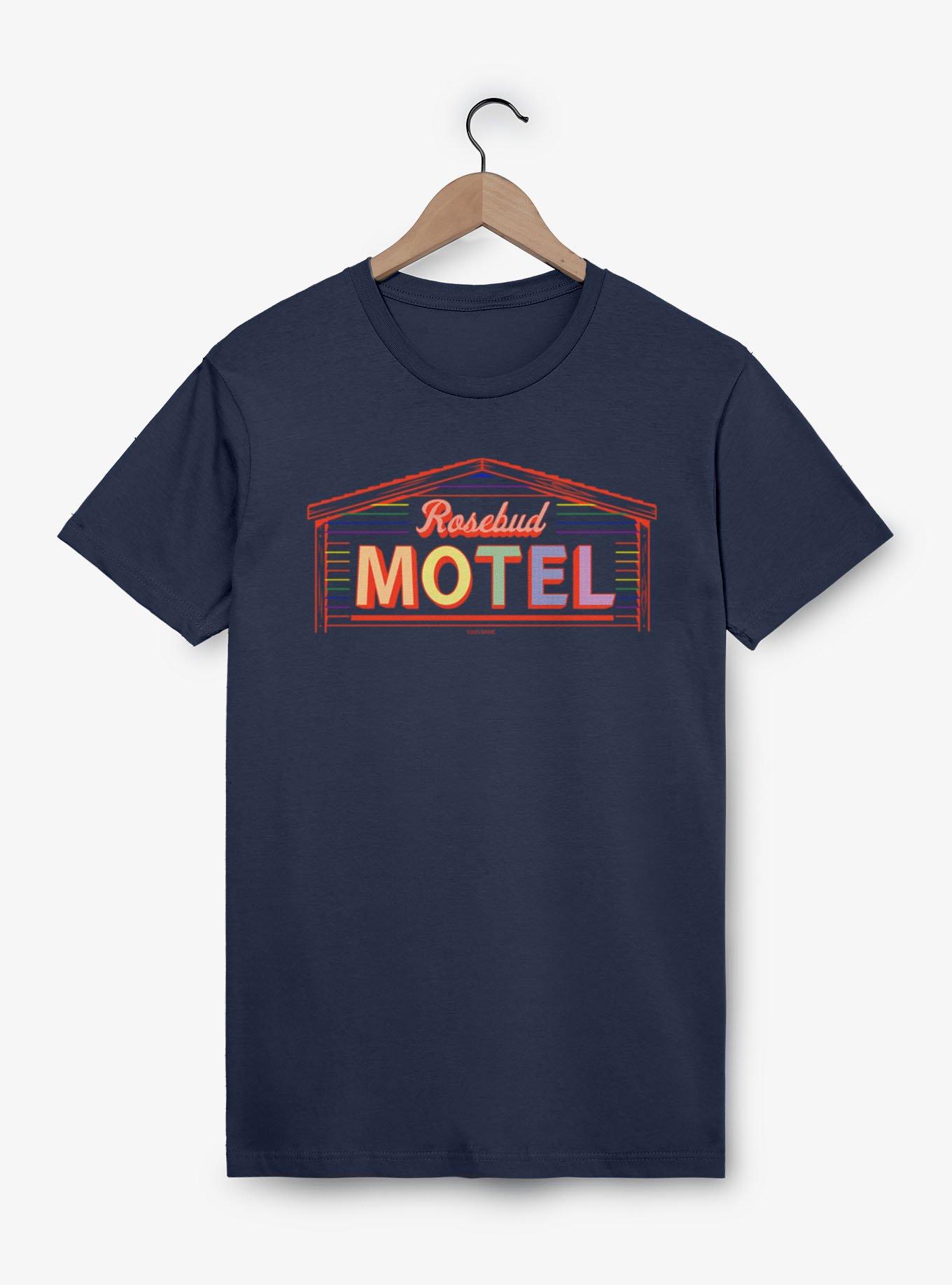 Schitt's Creek Rosebud Motel Rainbow Logo T-Shirt, , hi-res