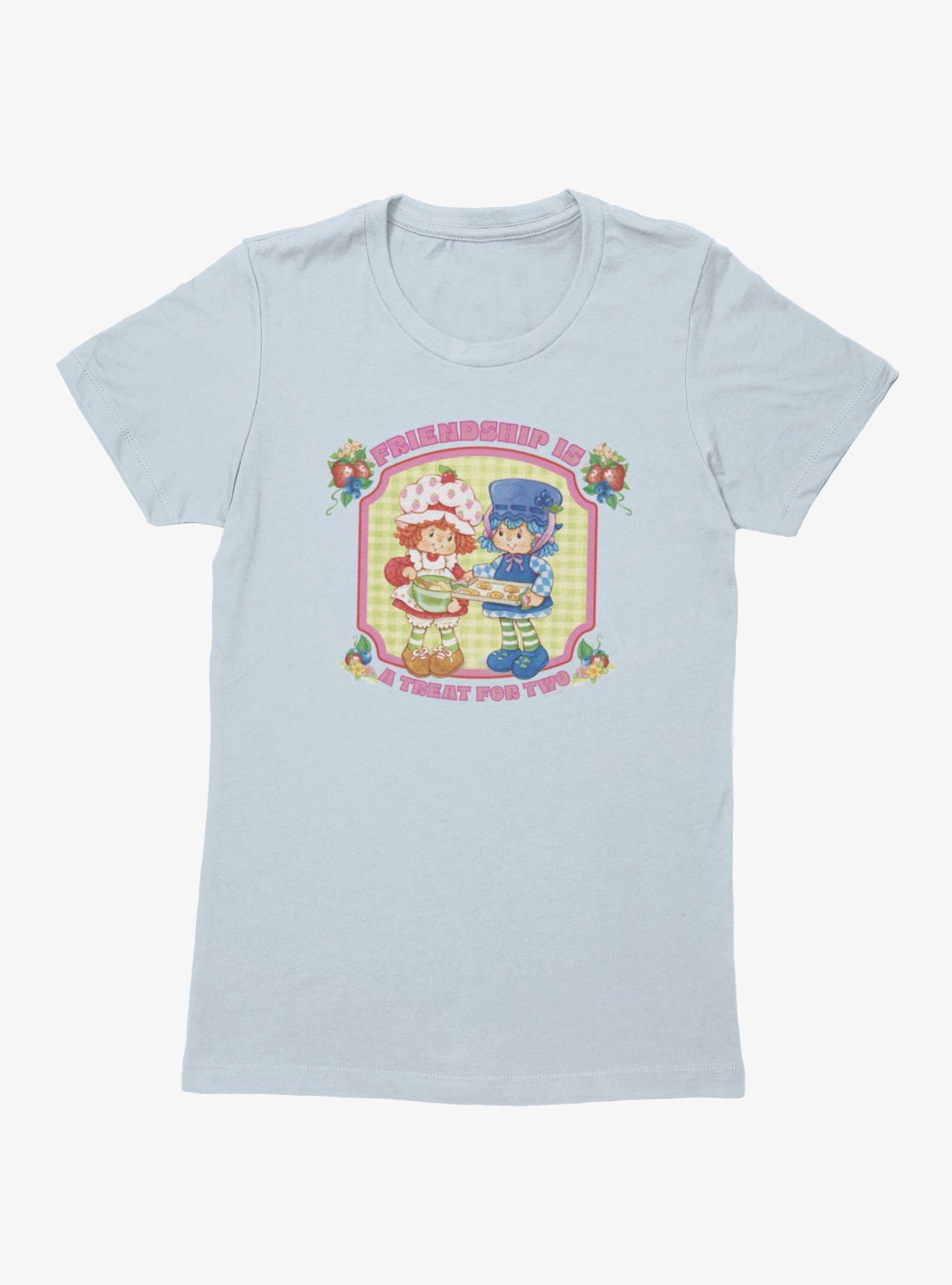 Strawberry Shortcake Friendship Is A Treat For Two Blueberry Muffin Womens T-Shirt, , hi-res