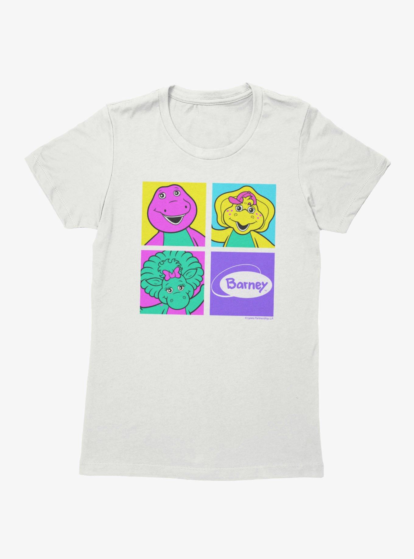 Barney Four Square Characters Womens T-Shirt, , hi-res view 1