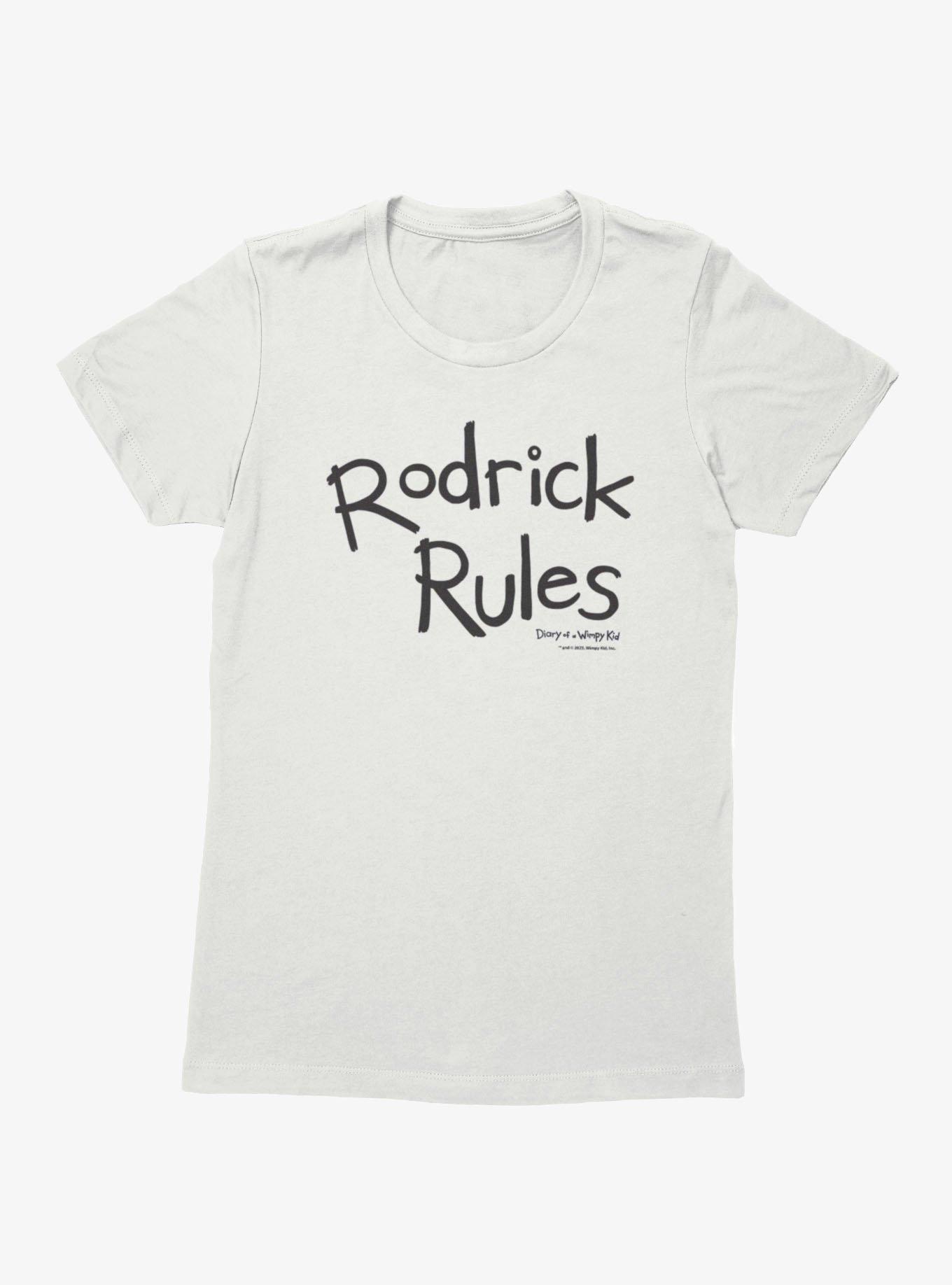 Diary of a Wimpy Kid Rodrick Rules Text Womens T-Shirt, , hi-res