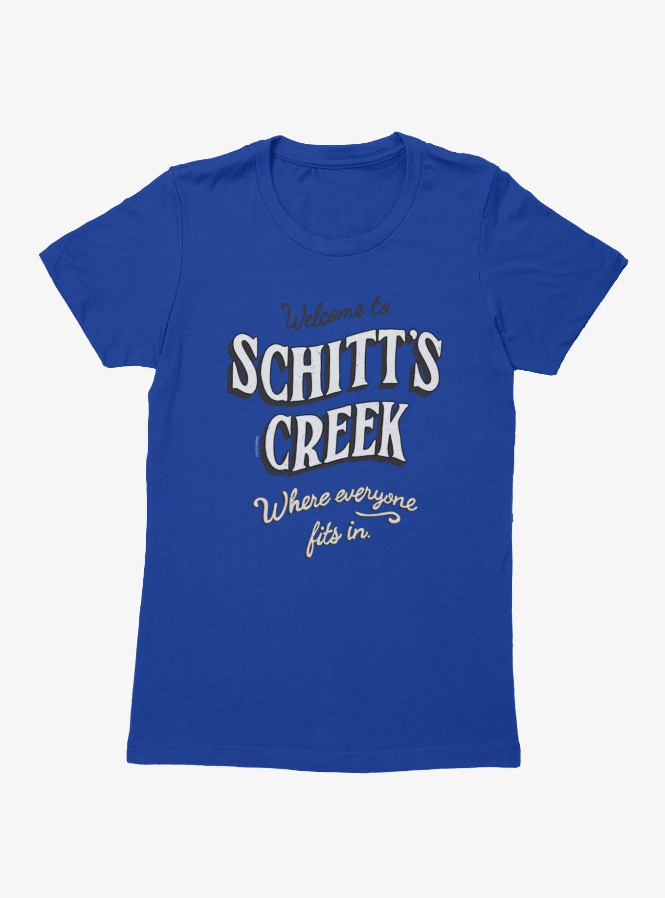 Schitt's Creek Welcome Where Everyone Fits In Womens T-Shirt, , hi-res