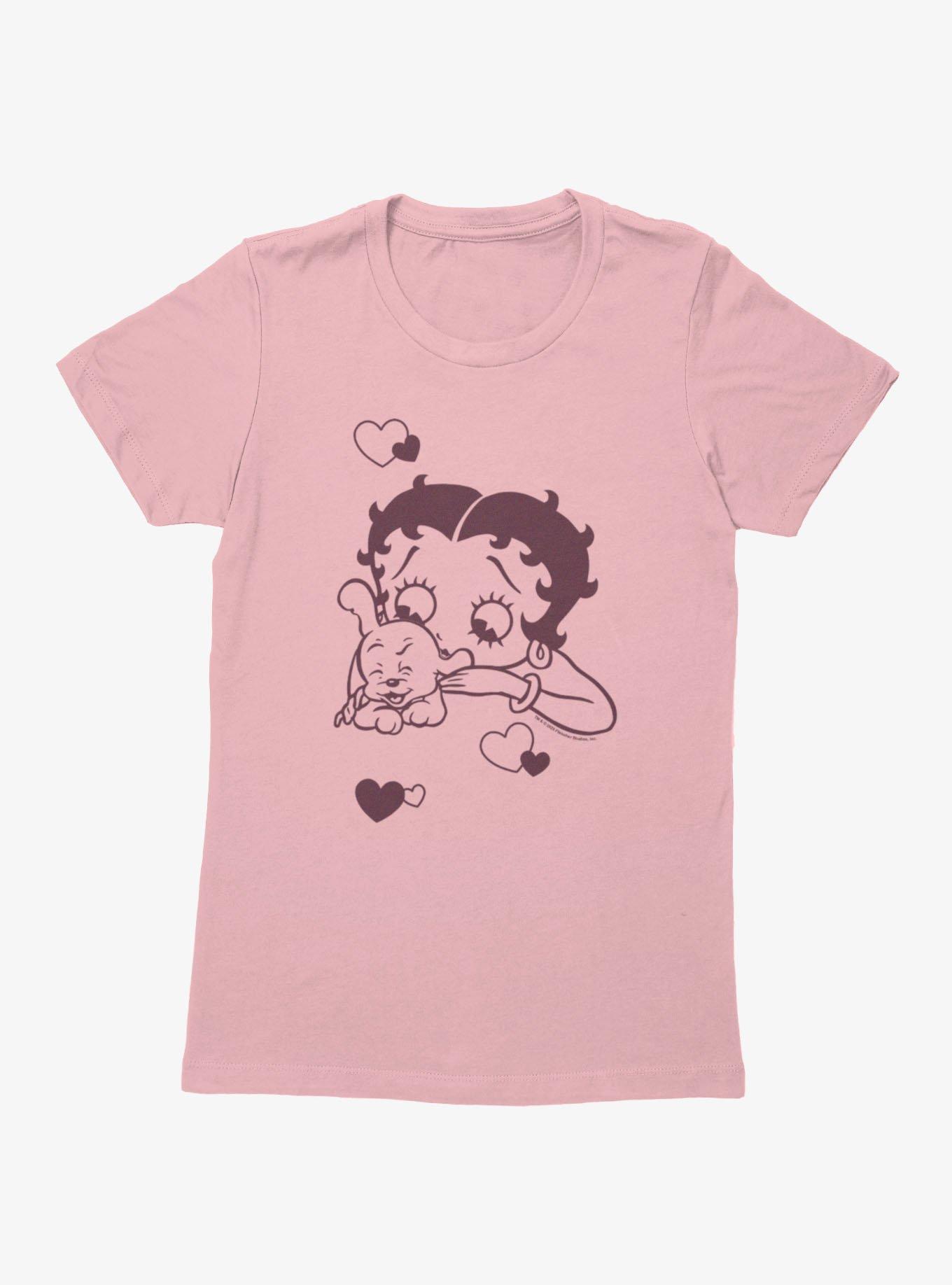 Betty Boop Doggie Smooches Womens T-Shirt, , hi-res view 1