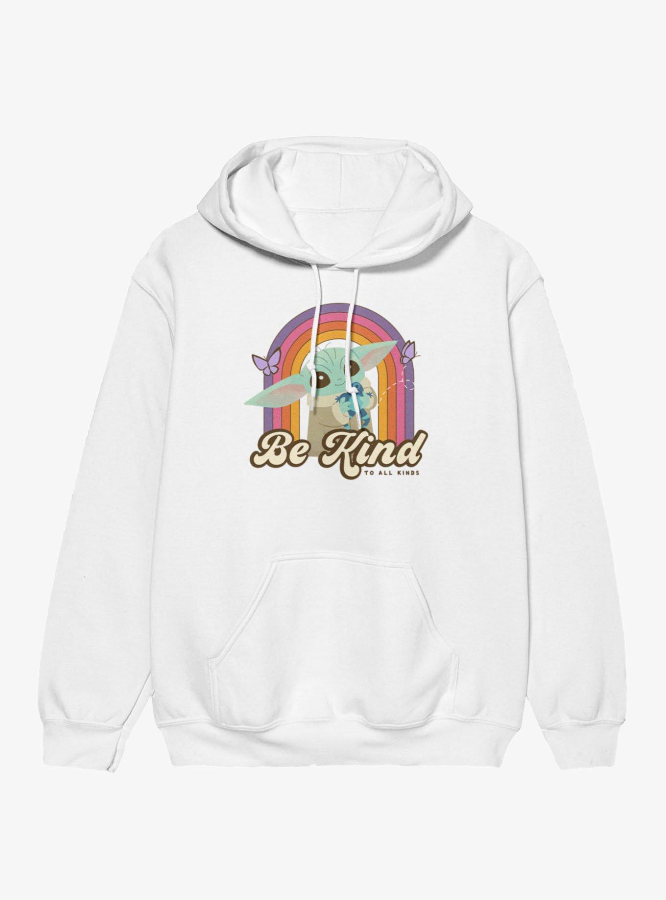 Star Wars Be Kind To All Grogu Rainbow Hoodie, , hi-res