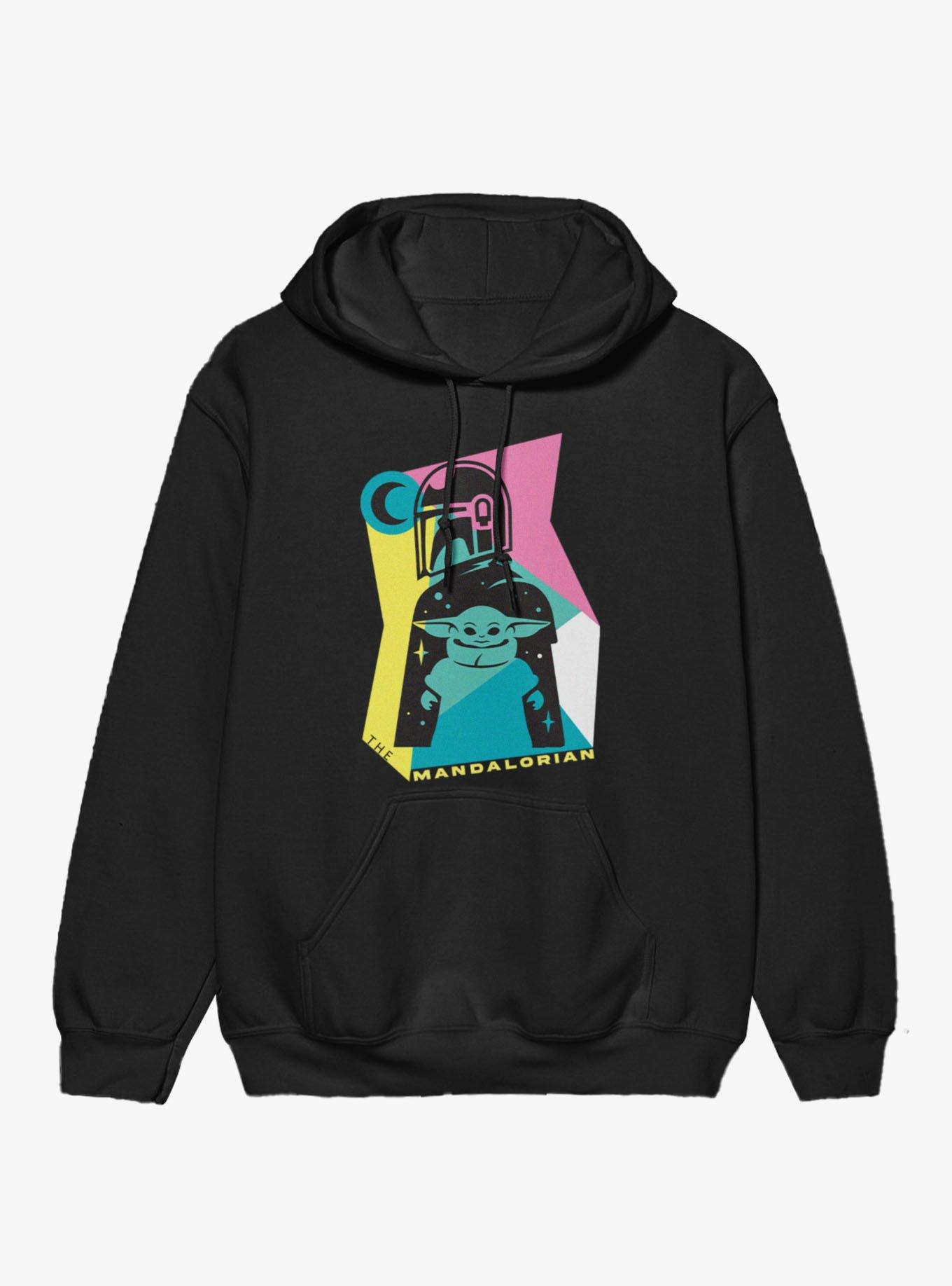 Star Wars The Mandalorian Geometric Color Silhouettes Hoodie, , hi-res