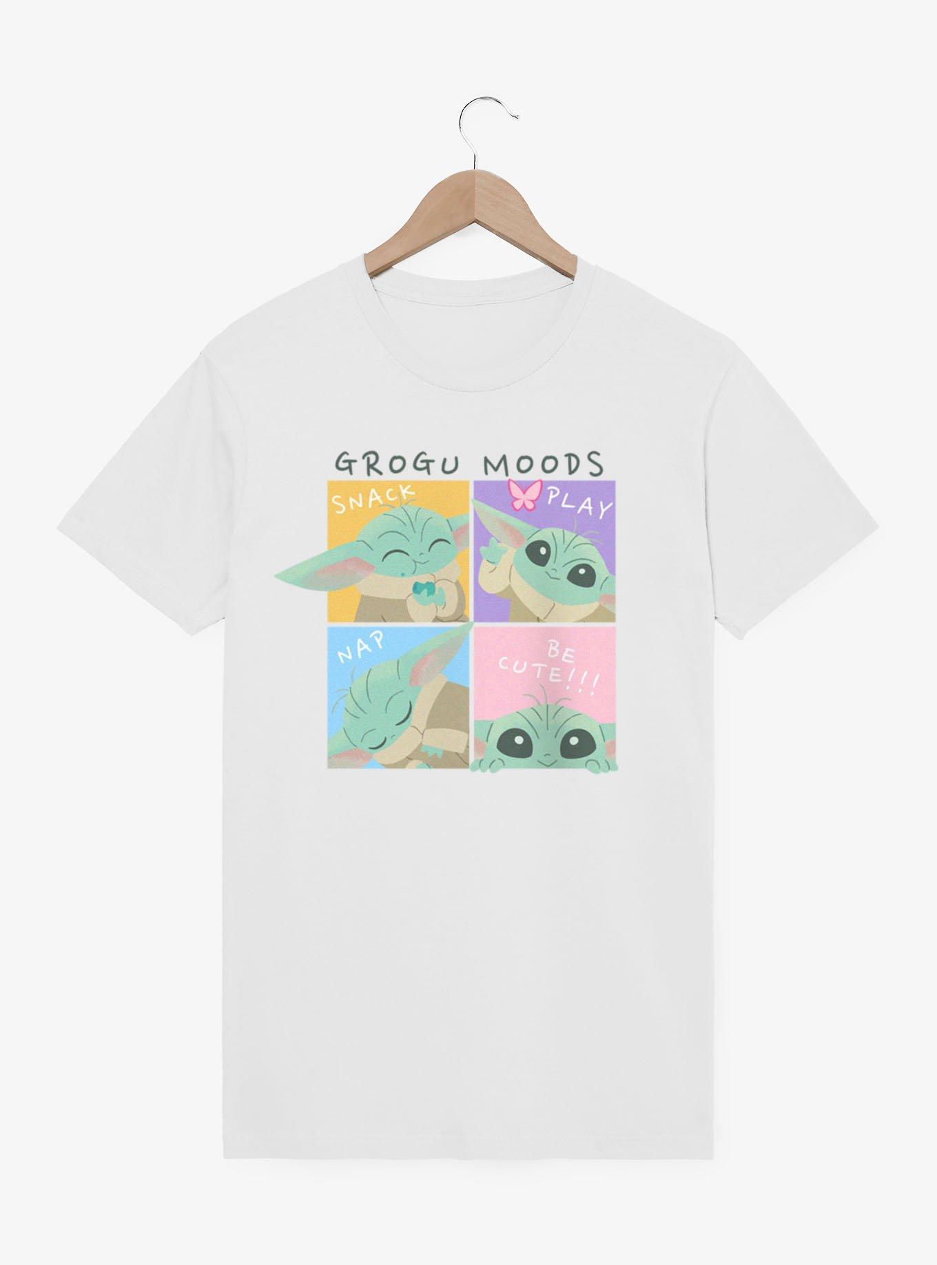 Star Wars Grogu Moods Snack Play Nap T-Shirt, , hi-res