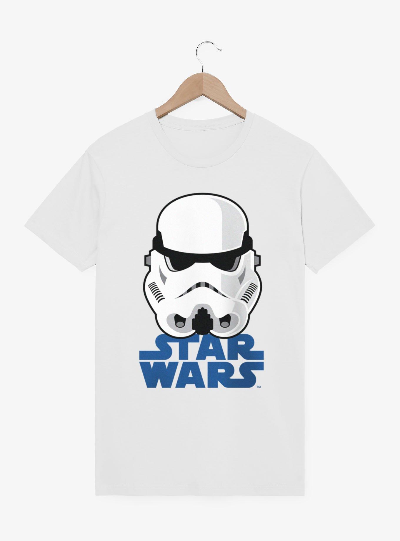 Star Wars Trooper Helmet On Logo T-Shirt