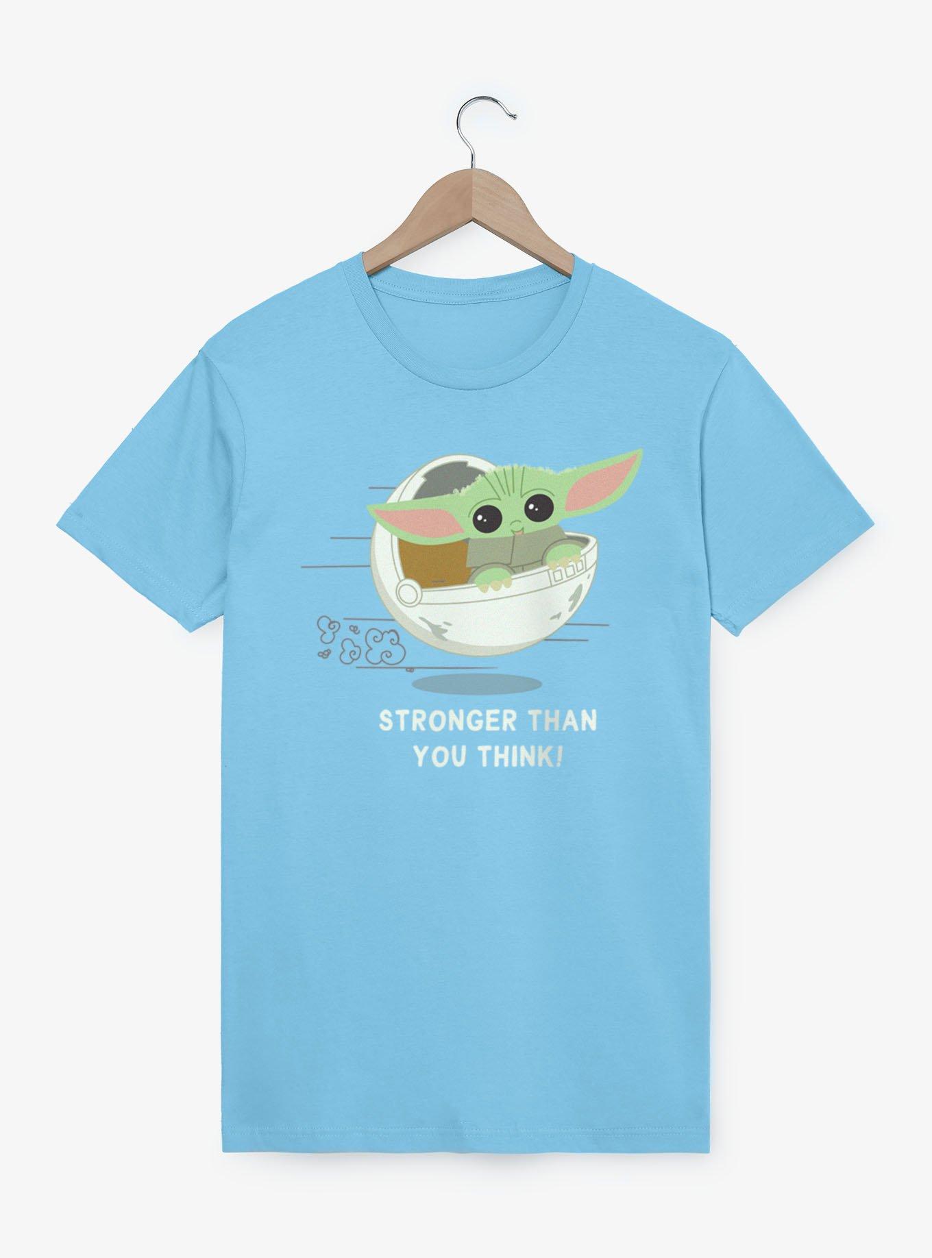 Star Wars The Mandalorian Think Stronger Dashing Grogu T-Shirt