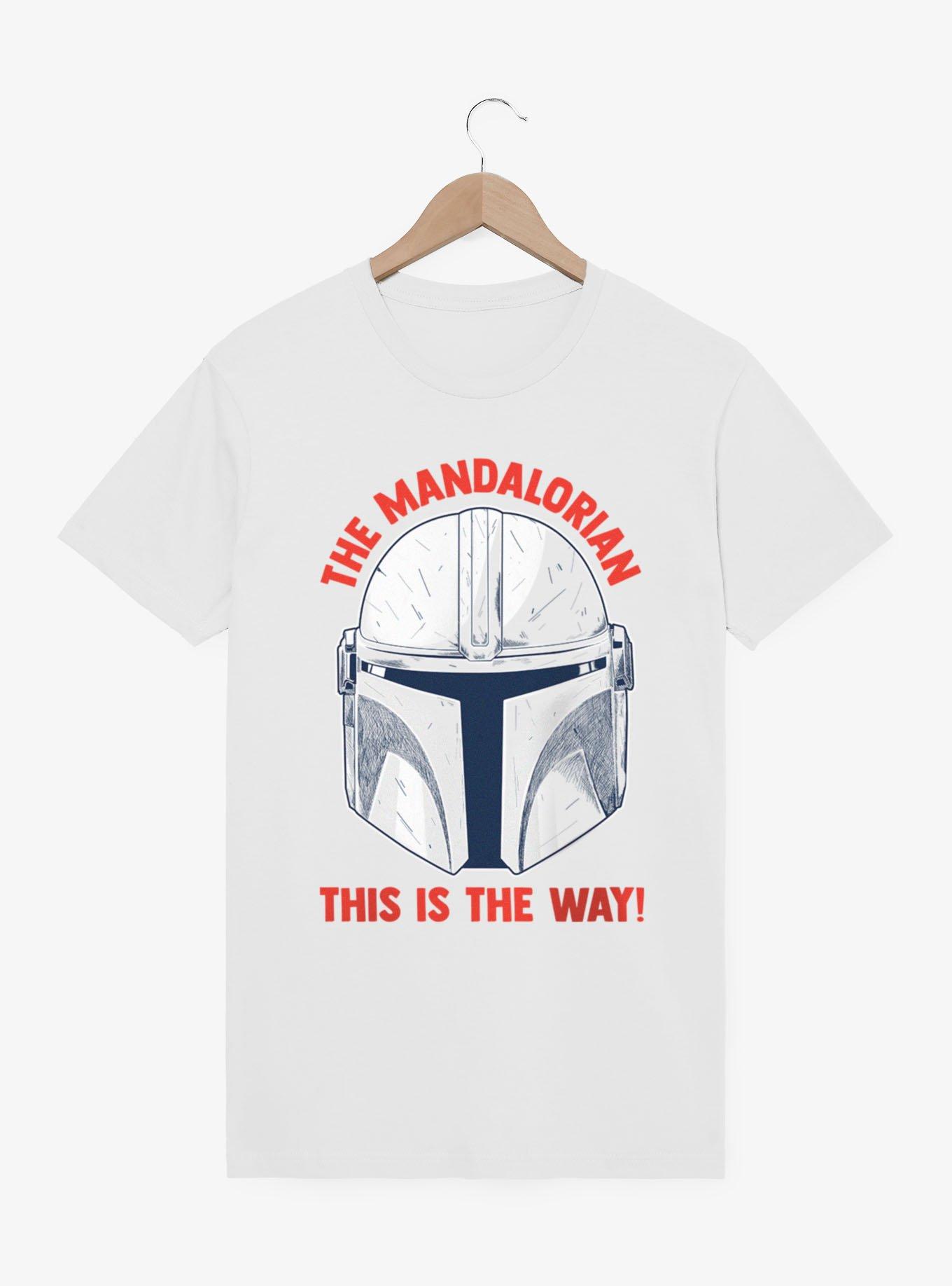 Star Wars The Mandalorian This Is The Way Helmet Sketch T-Shirt, , hi-res