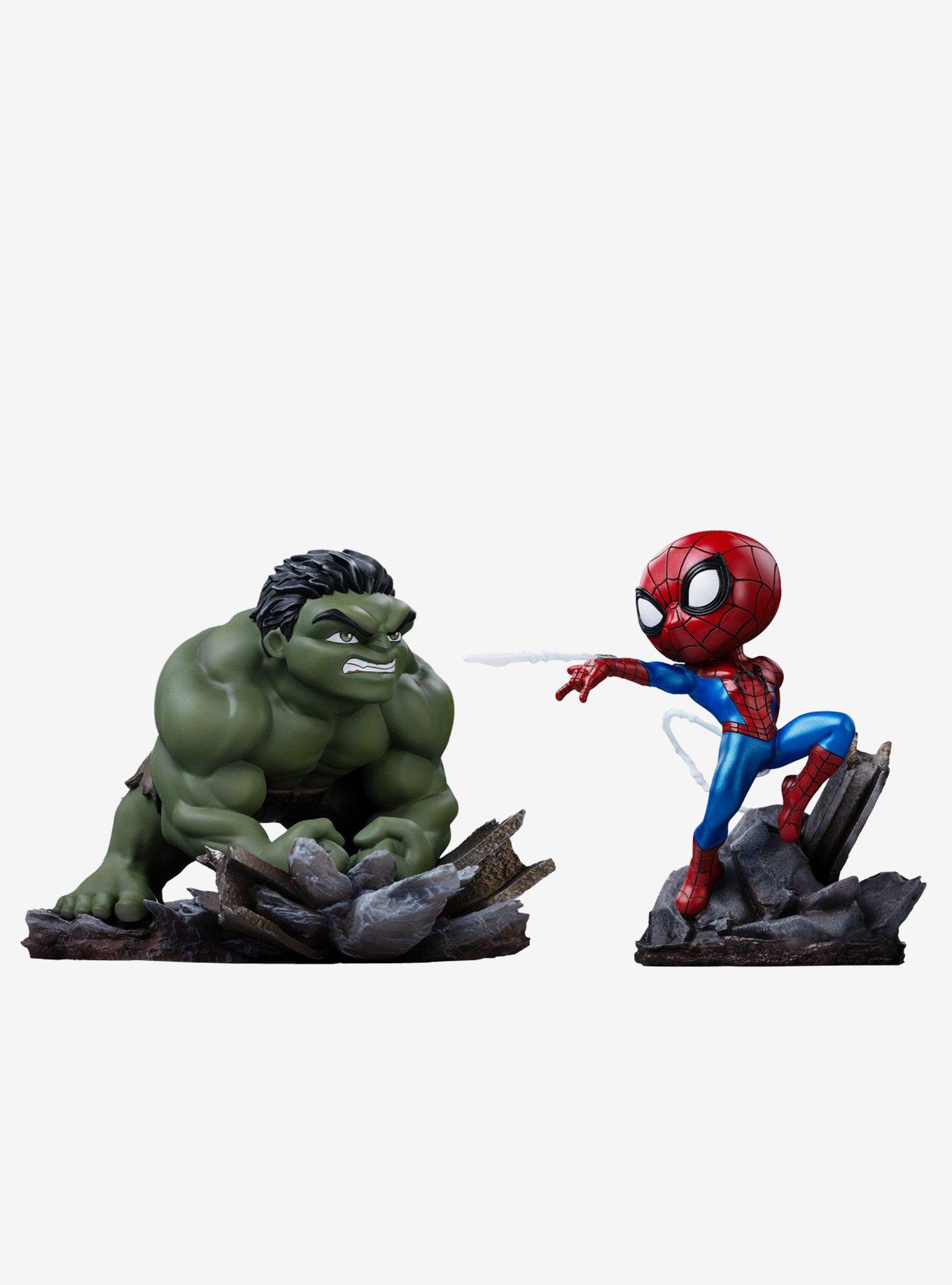 Iron Studios Marvel Spider-Man: Brand New Day MiniCo Spider-Man & The Hulk Figure Set