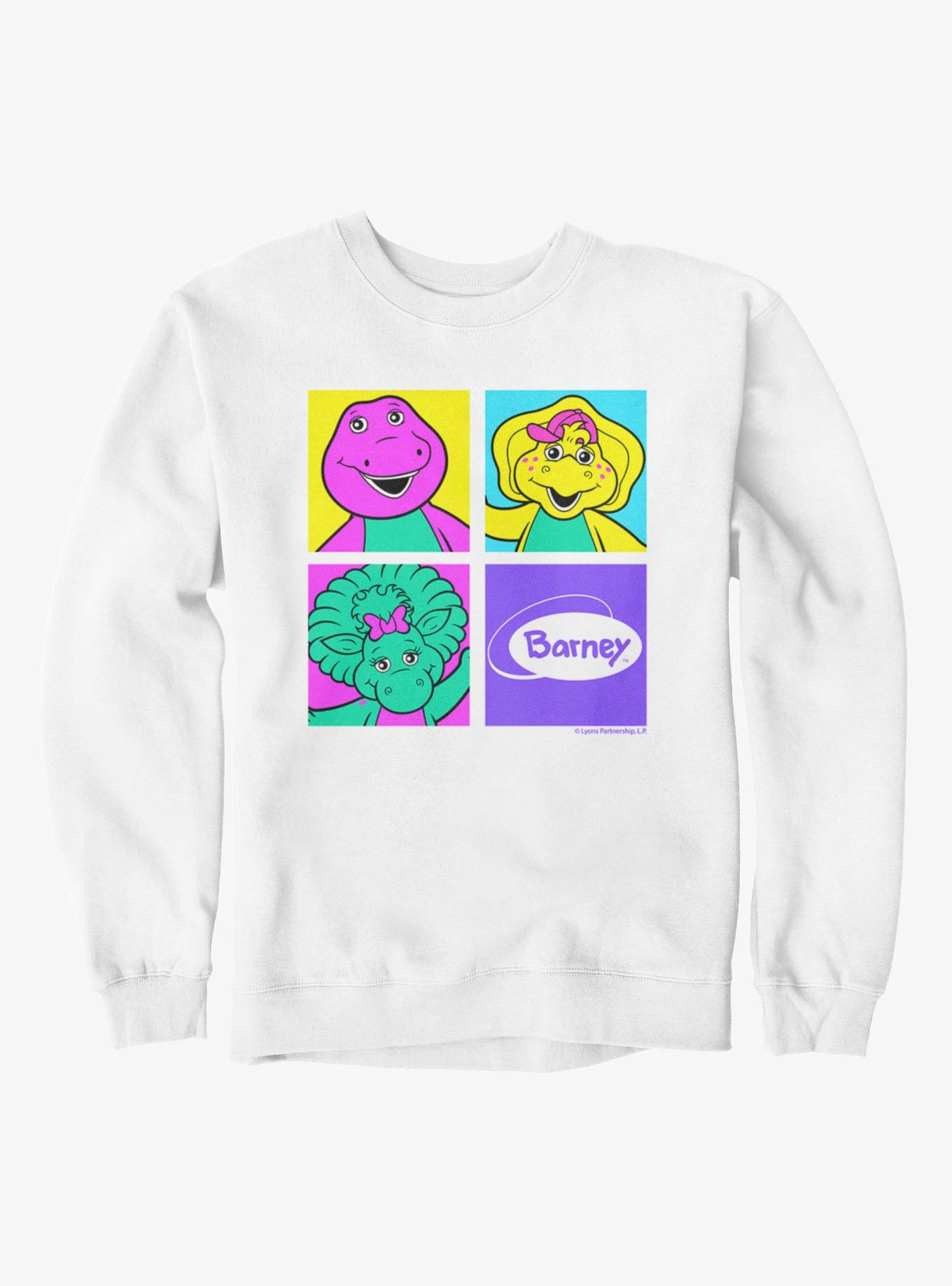 Barney Four Square Characters Sweatshirt