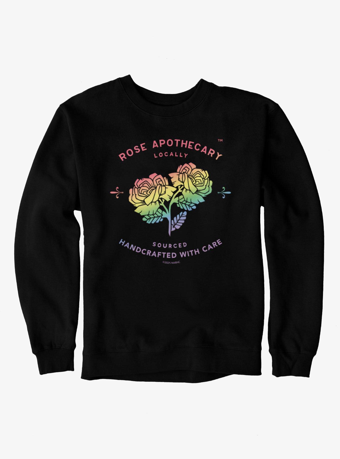 Schitt's Creek Rose Apothecary Handcrafted Rainbow Logo Sweatshirt, , hi-res