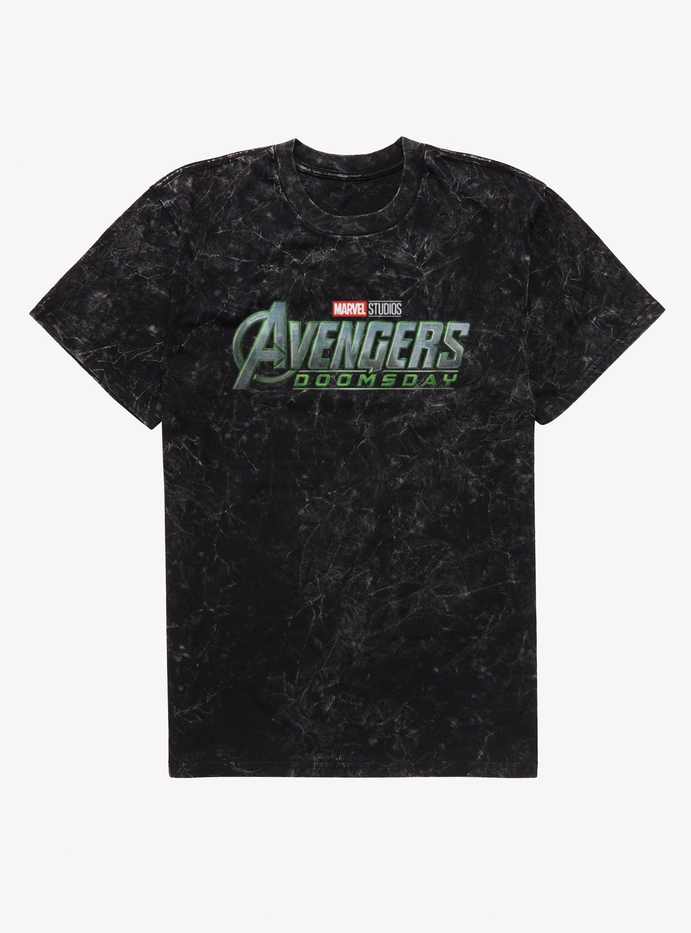 Marvel Avengers Doomsday Full Color Logo Mineral Wash T-Shirt, , hi-res