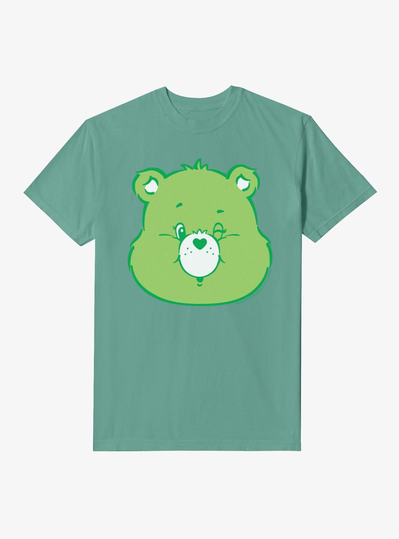 Care Bears Good Luck Bear Big Face Garment-Dyed T-Shirt, , hi-res