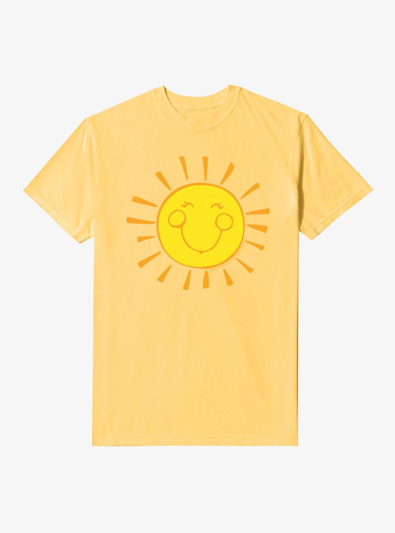 Care Bears Funshine Bear Smiling Sun Logo Garment-Dyed T-Shirt, , hi-res