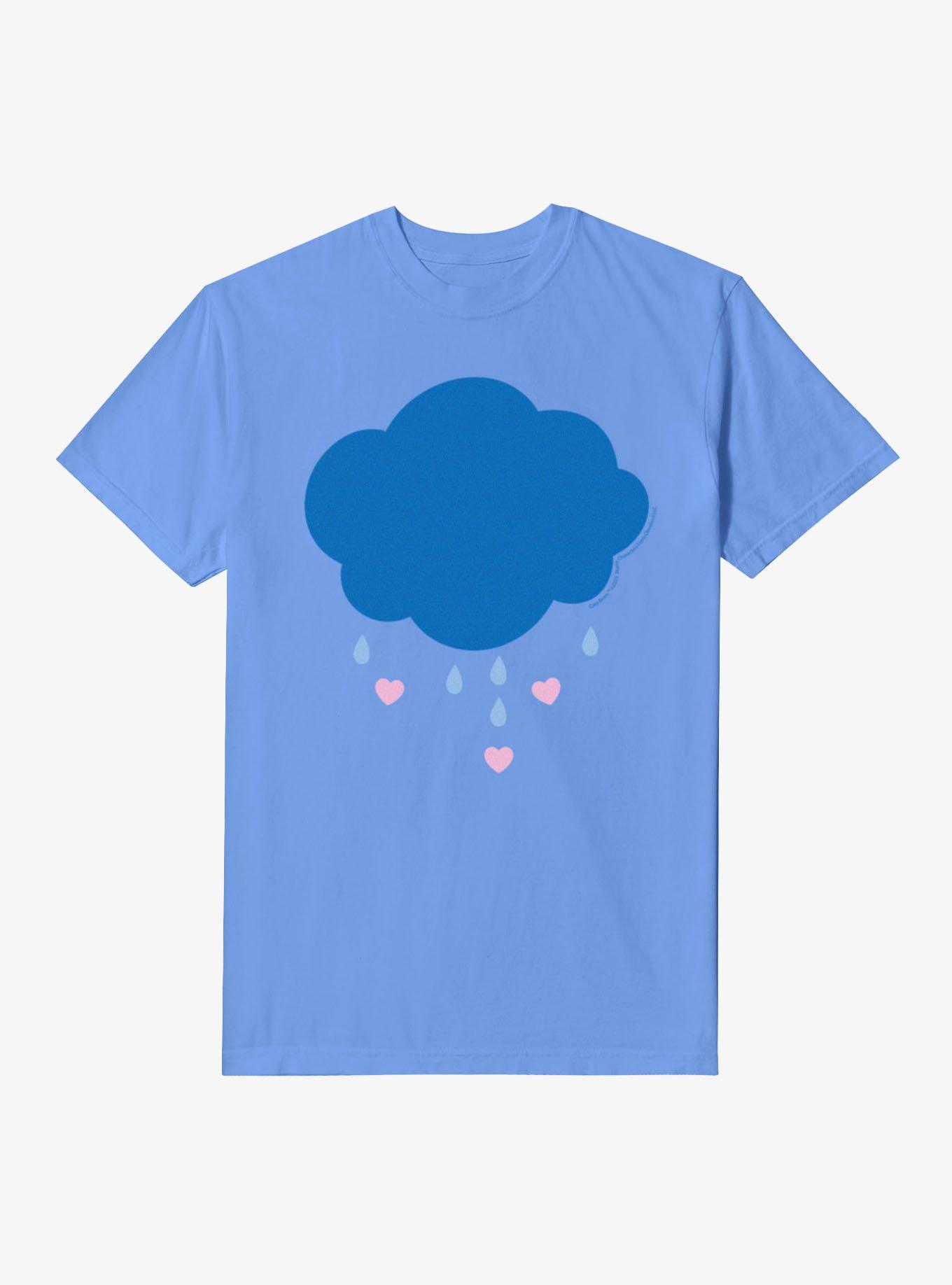 Care Bears Grumpy Bear Clouds Logo Garment-Dyed T-Shirt, , hi-res