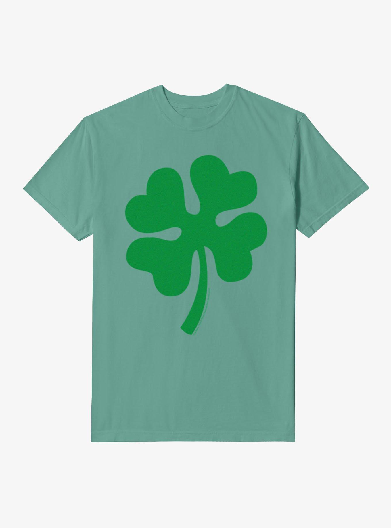 Care Bears Good Luck Bear Clover Logo Garment-Dyed T-Shirt, , hi-res