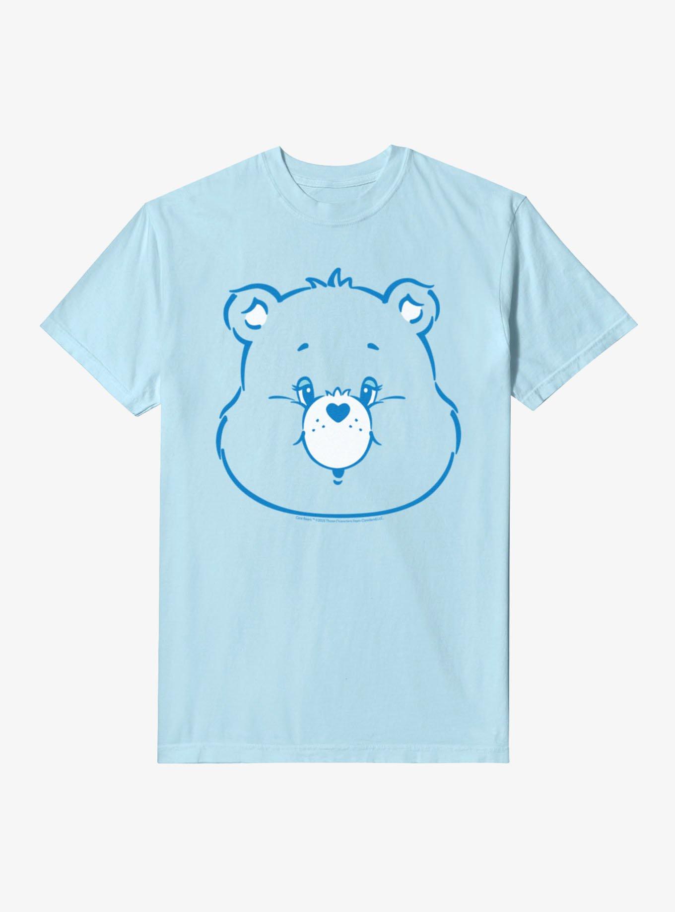 Care Bears Bedtime Bear Big Face Garment-Dyed T-Shirt, , hi-res