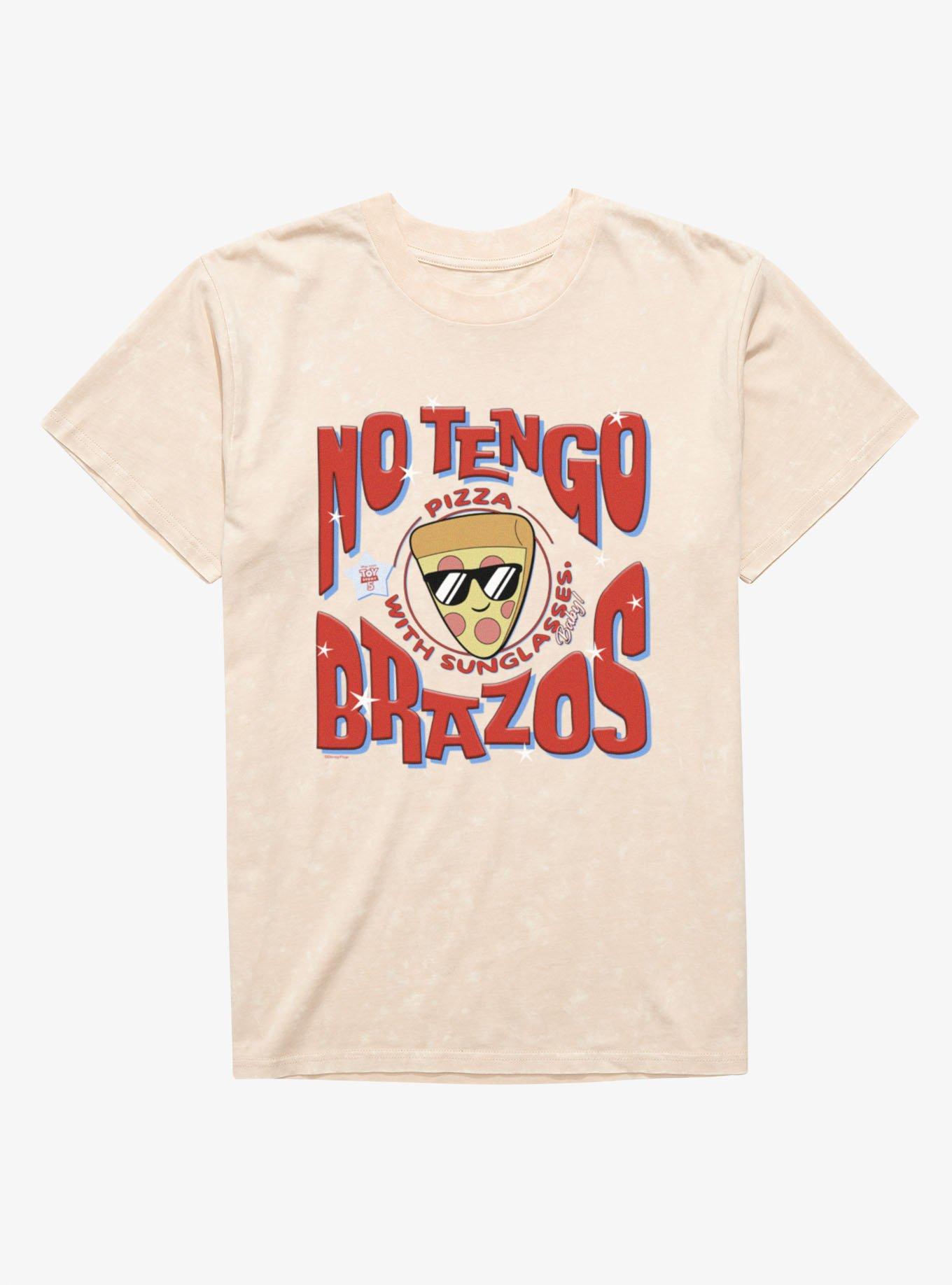 Disney Pixar Toy Story 5 No Tengo Brazos Pizza With Sunglasses Mineral Wash T-Shirt, , hi-res