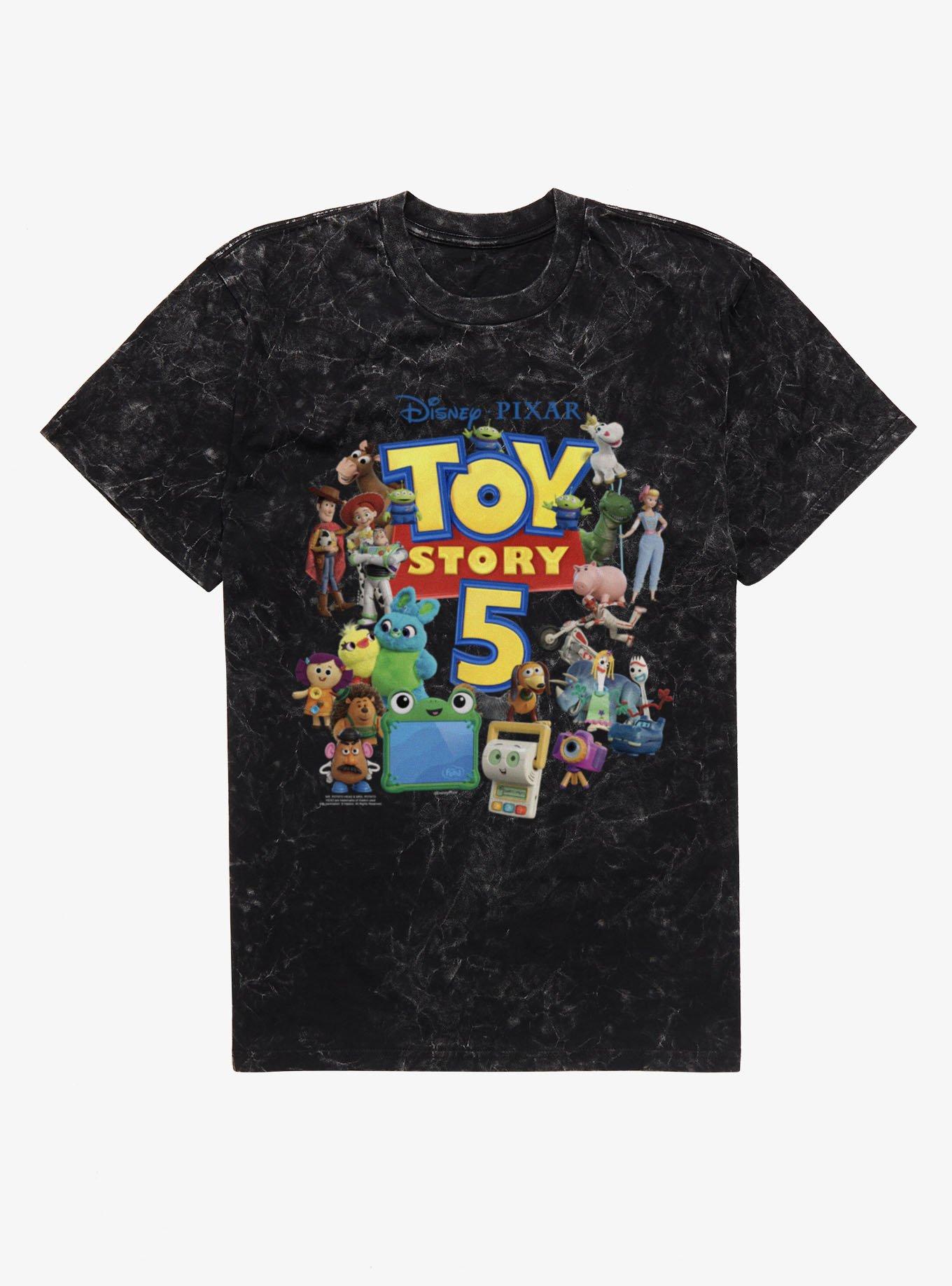 Disney Pixar Toy Story 5 Movie Poster Mineral Wash T-Shirt