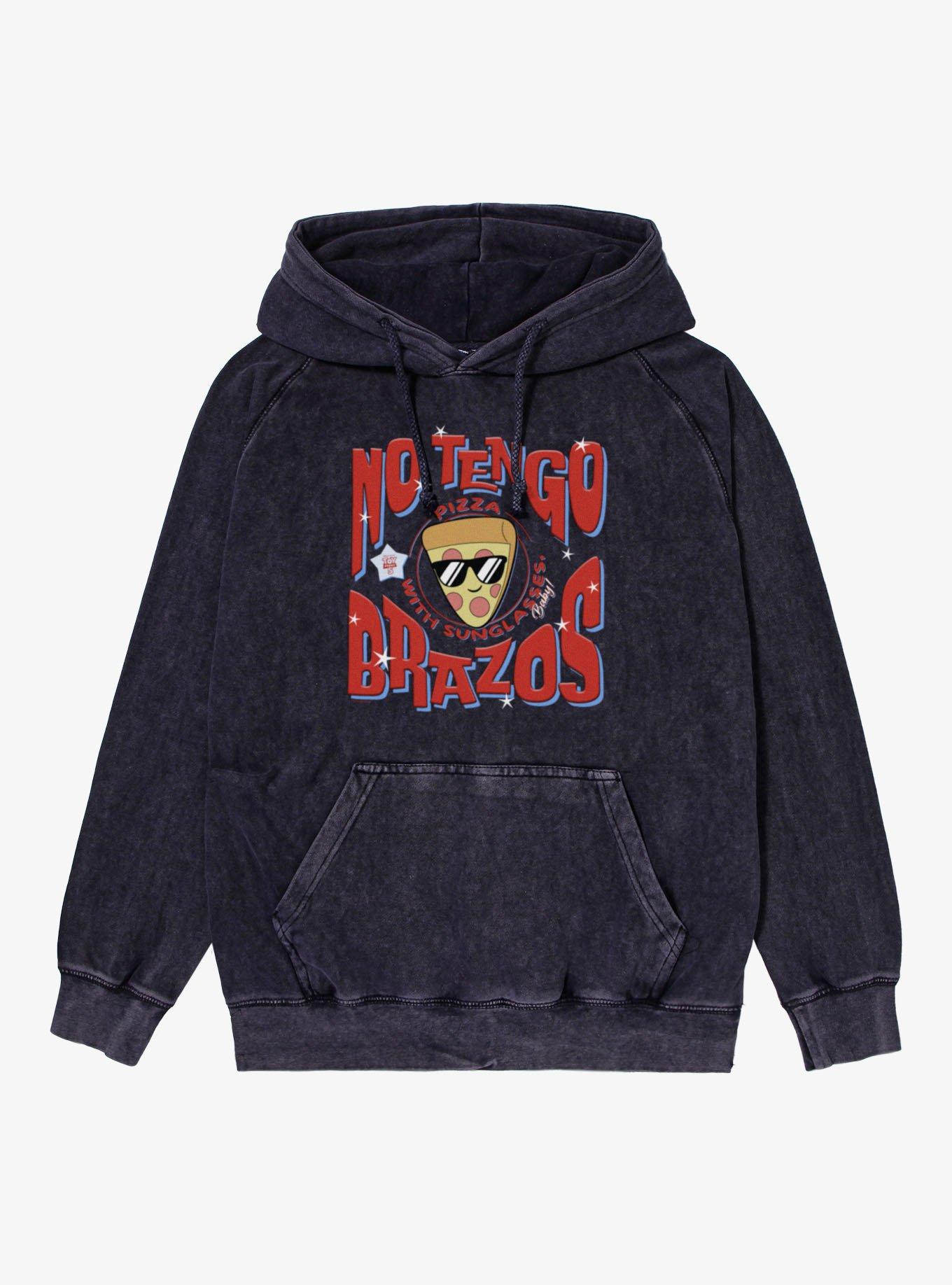 Disney Pixar Toy Story 5 No Tengo Brazos Pizza With Sunglasses Mineral Wash Hoodie, , hi-res