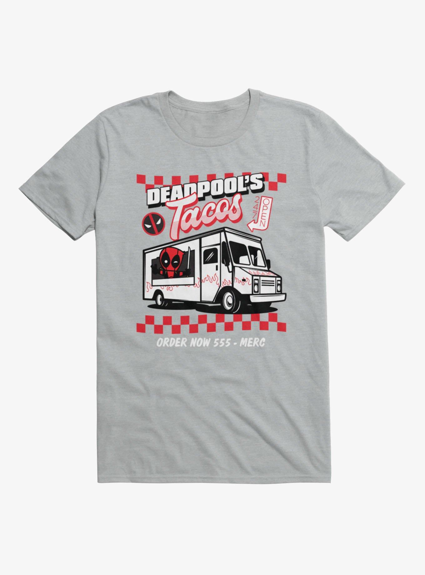 Marvel Deadpool Tacos Food Truck 24/7 Open T-Shirt
