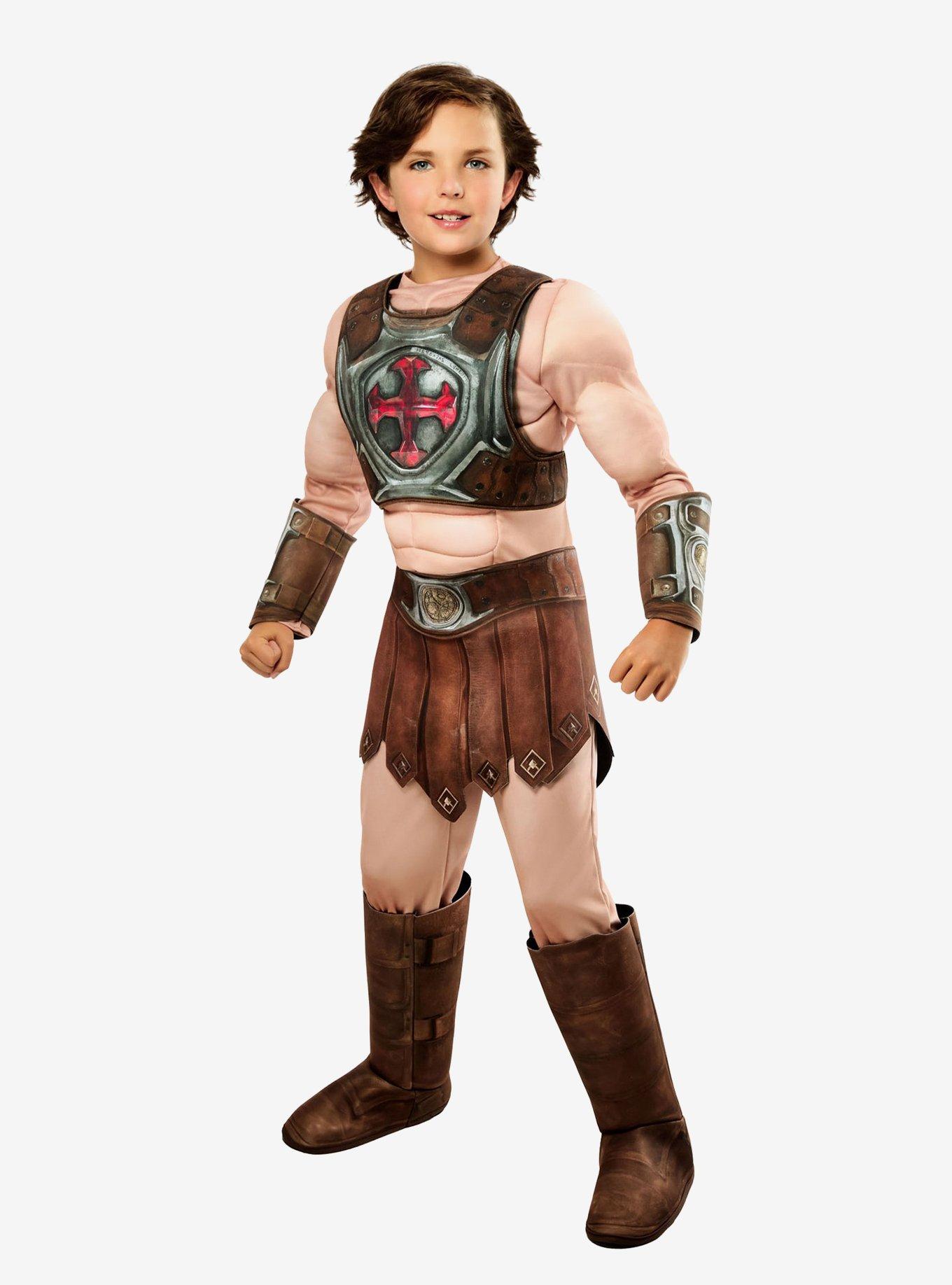 Masters of the Universe Movie He-Man Deluxe Kids Costume by Rubies, , hi-res