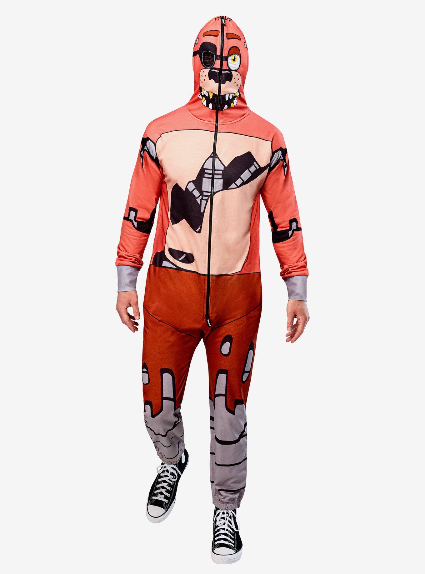 Five Nights at Freddy's Foxy Adult Hooded Zipster Costume | Hot Topic