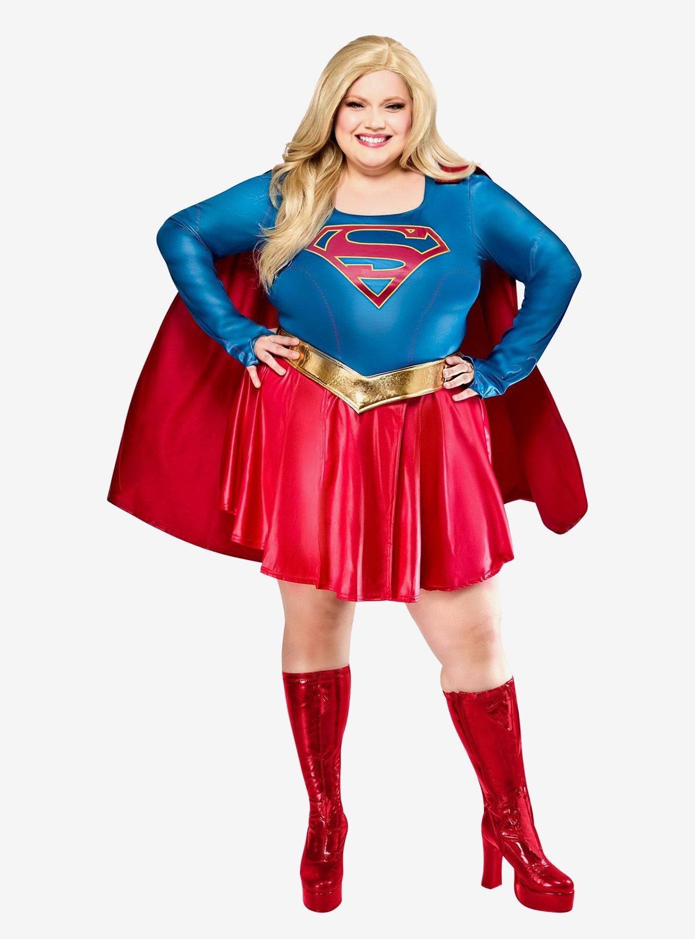 DC Comics Supergirl TV Series Adult Deluxe Costume Plus Size