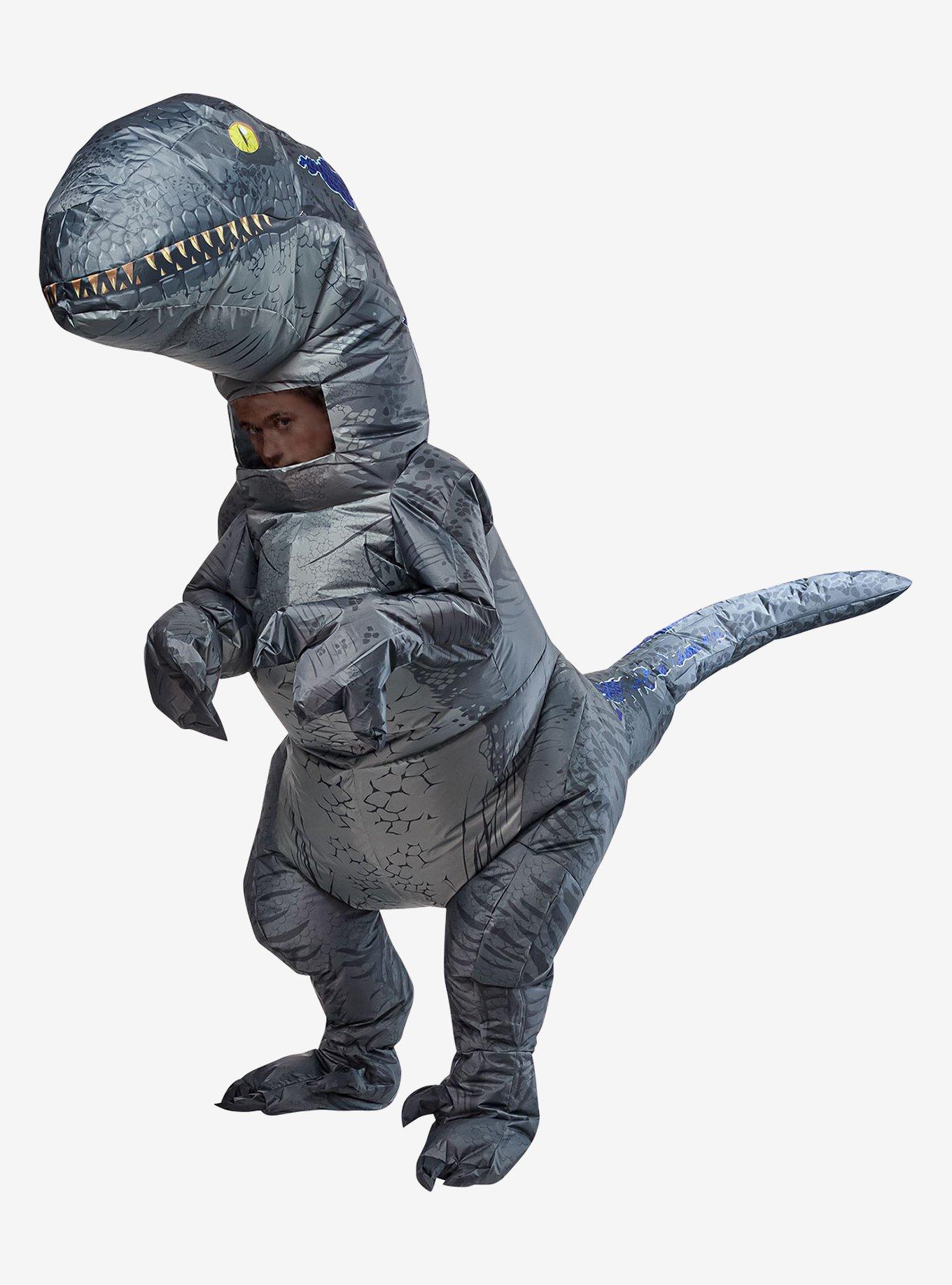 Jurassic World Blue Adult Inflatable Costume, , hi-res