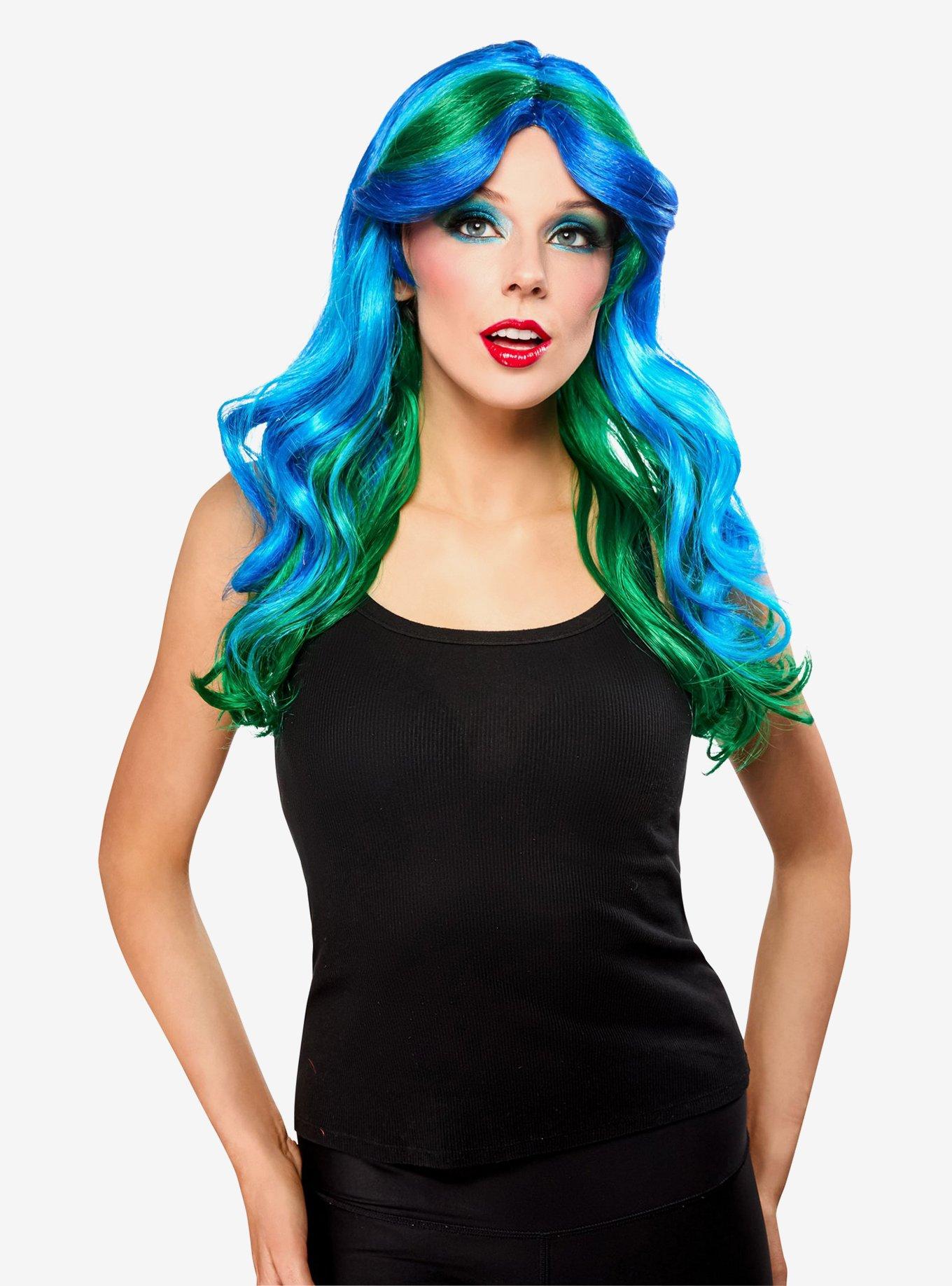 Peacock Fantasy Adult Wig