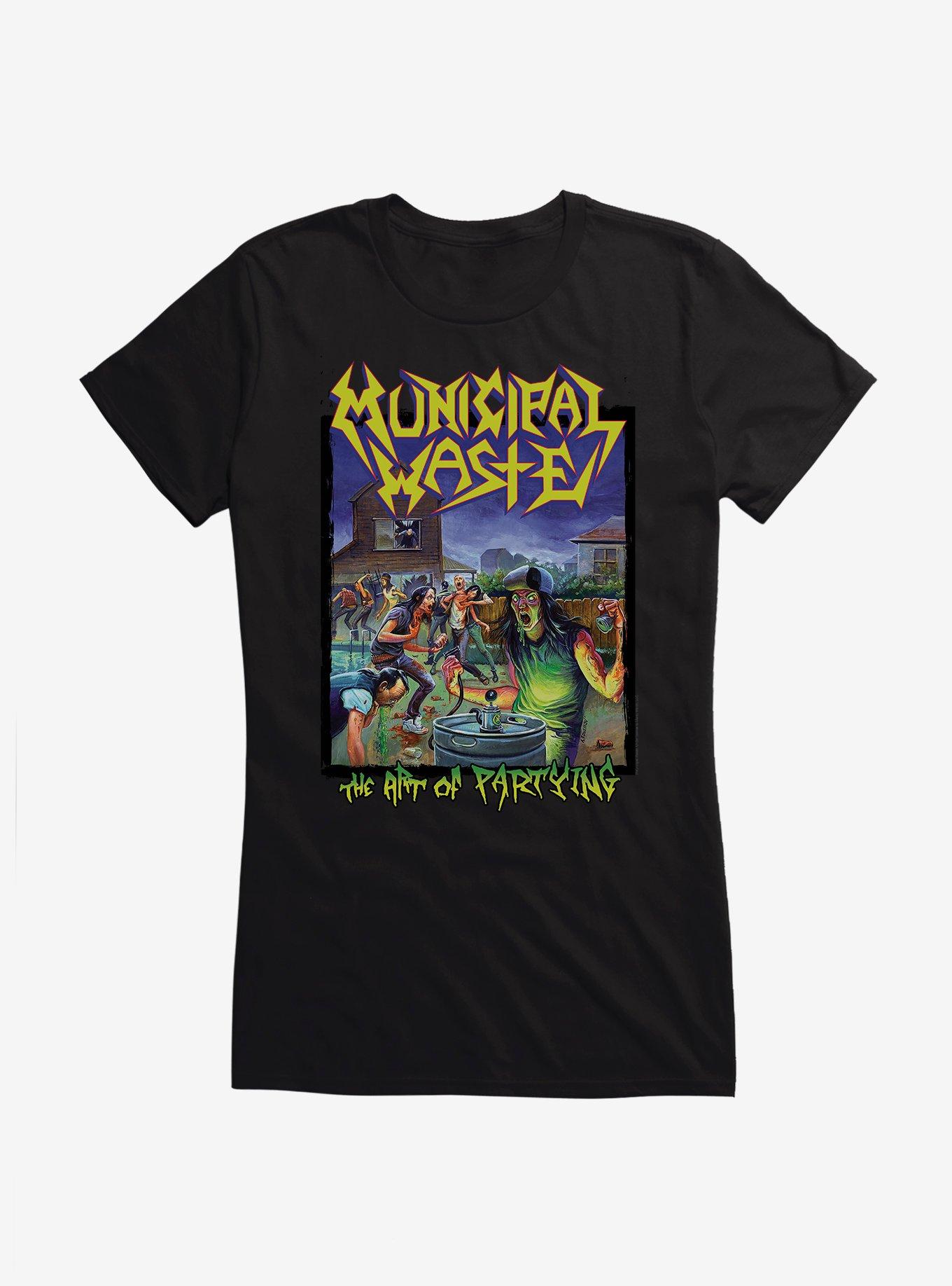 Municiple Waste The Art Of Partying Girls T-Shirt, , hi-res