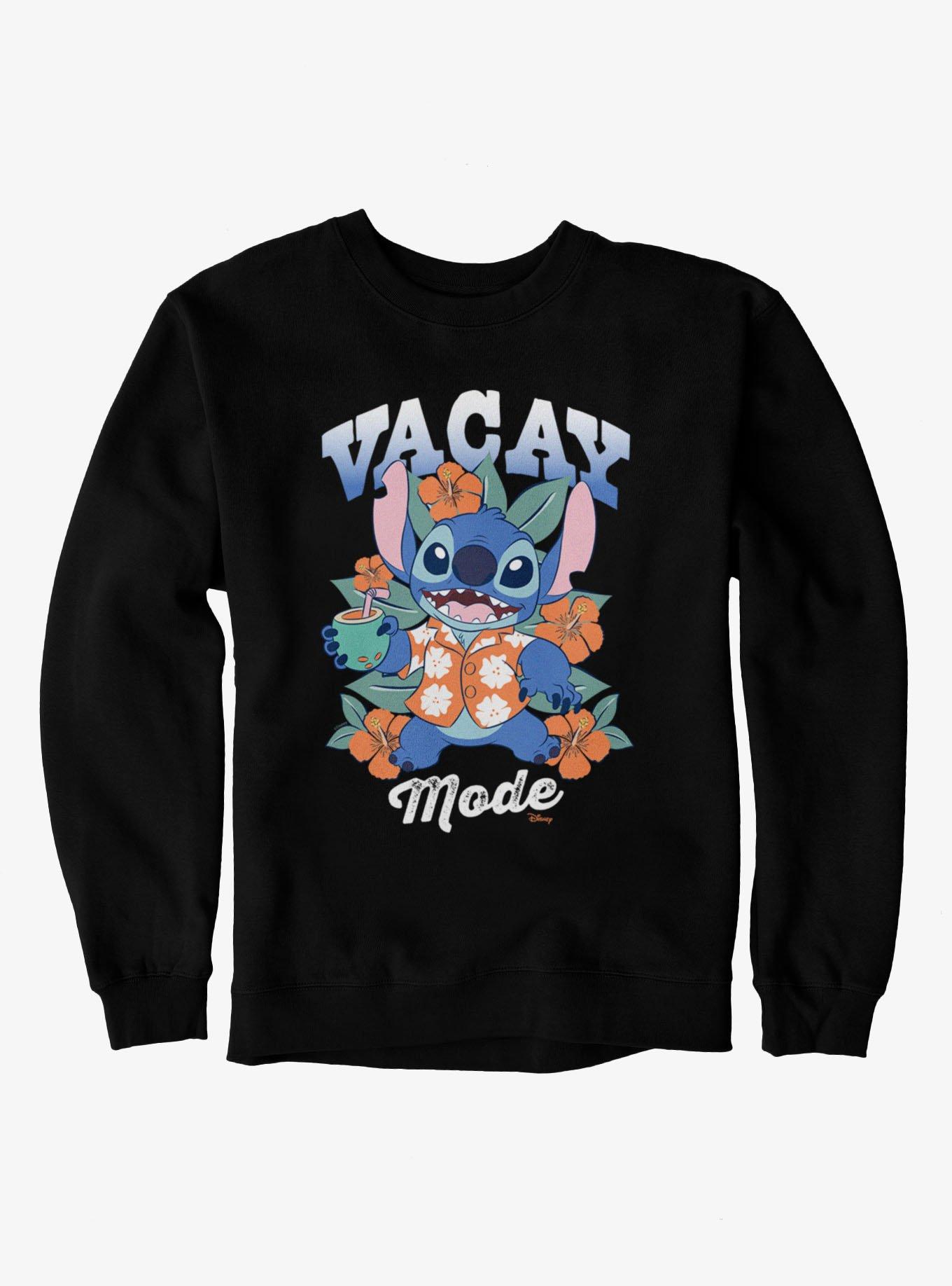 Disney Vacay Mode Hawaiian Shirt Stitch Sweatshirt, , hi-res