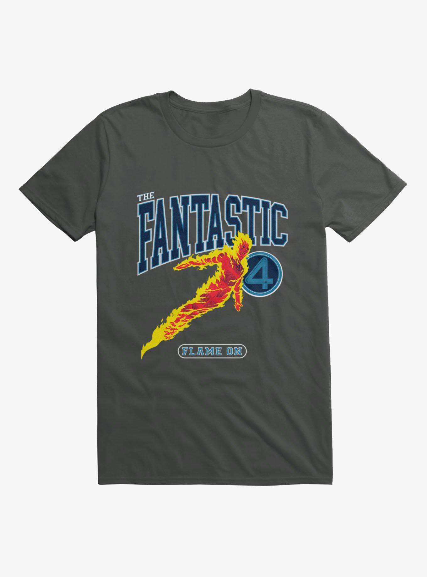 Marvel Fantastic 4 First Steps Flame On Collegiate Mens T-Shirt, , hi-res
