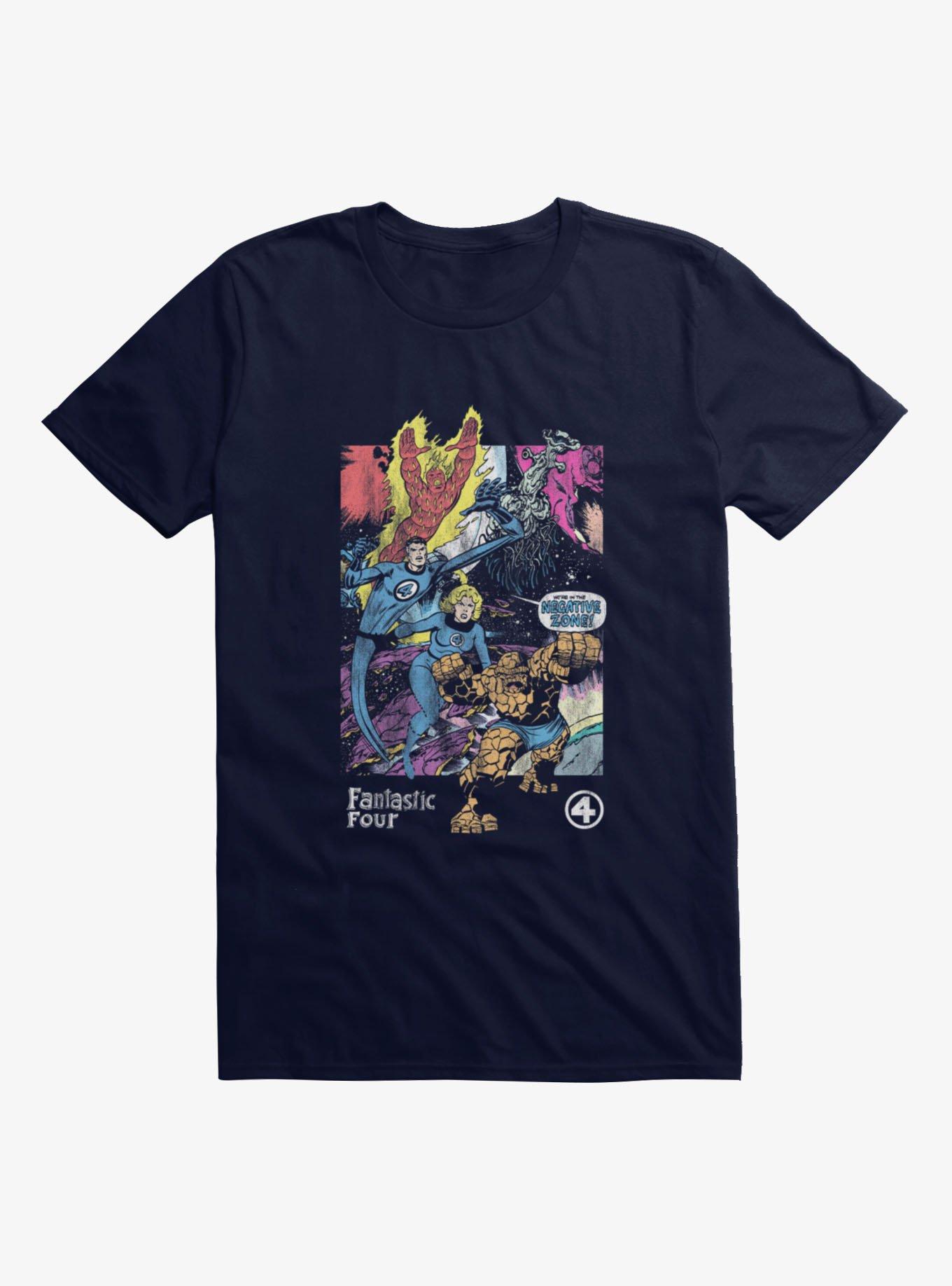 Marvel Fantastic 4 Classics In The Negative Zone Mens T-Shirt