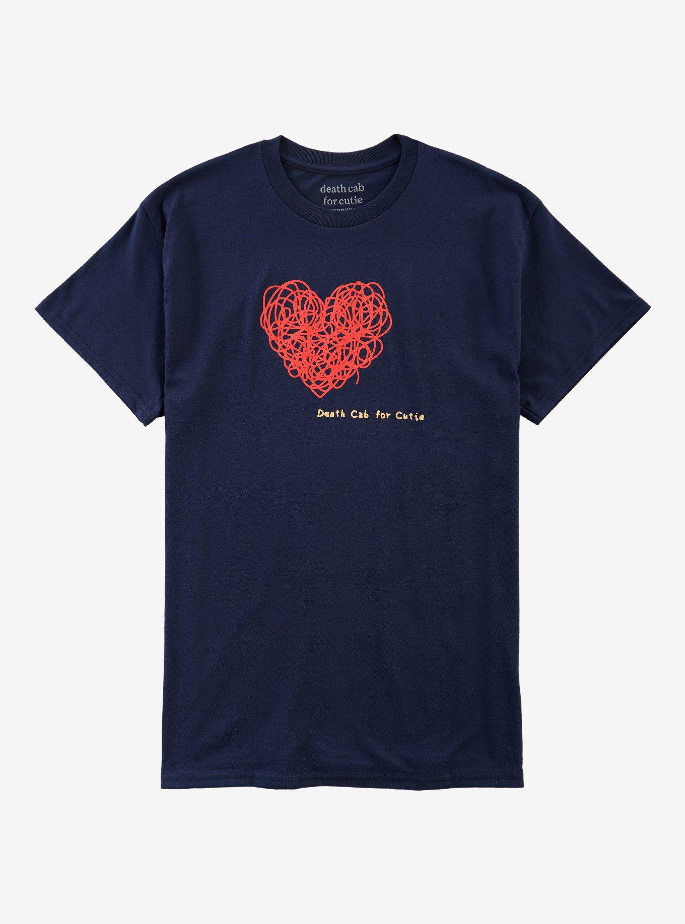 Death Cab For Cutie Yarn Heart T-Shirt