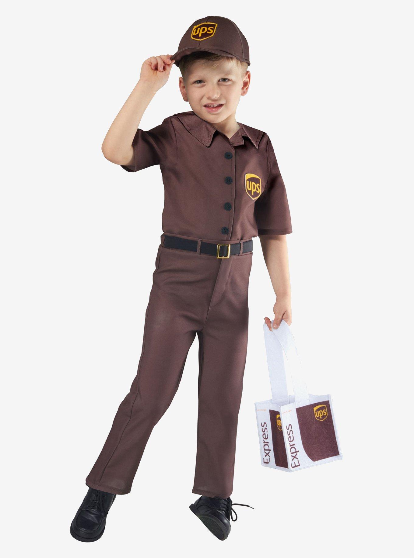 UPS Delivery Driver Toddler Costume by Rubies, , hi-res