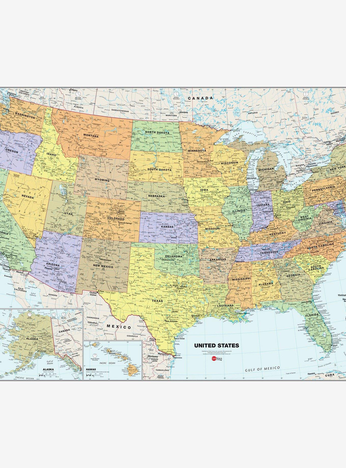 USA Dry Erase Map, , hi-res