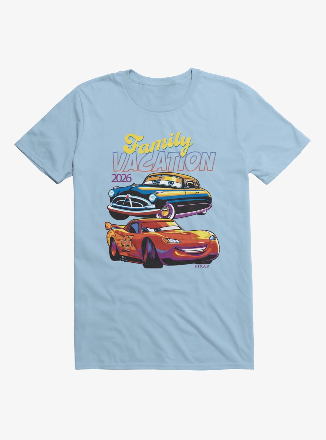 Disney Pixar Cars Family Vacation 2026 Hudson And Mcqueen T-Shirt, , hi-res