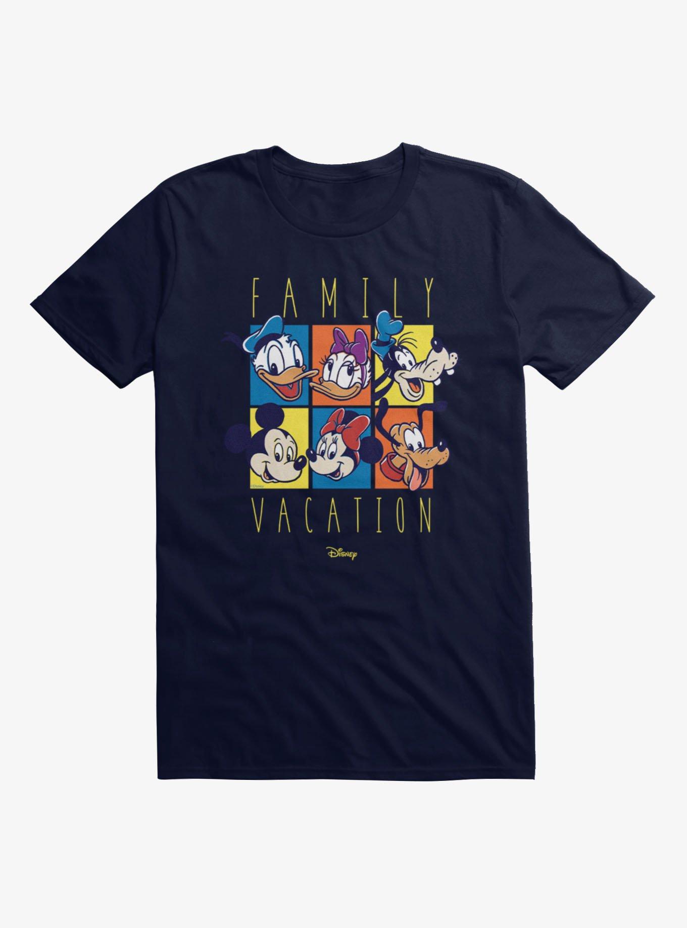 Disney Mickey Mouse Family Vacation Characters T-Shirt, , hi-res